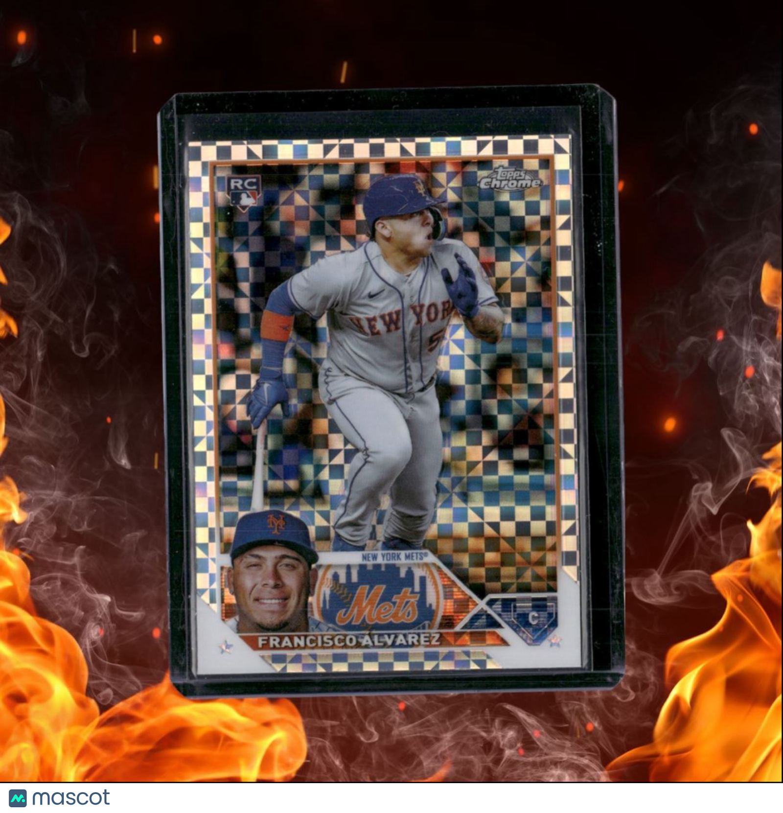 2023 Topps Chrome Francisco Álvarez X-Fractor Rookie #203