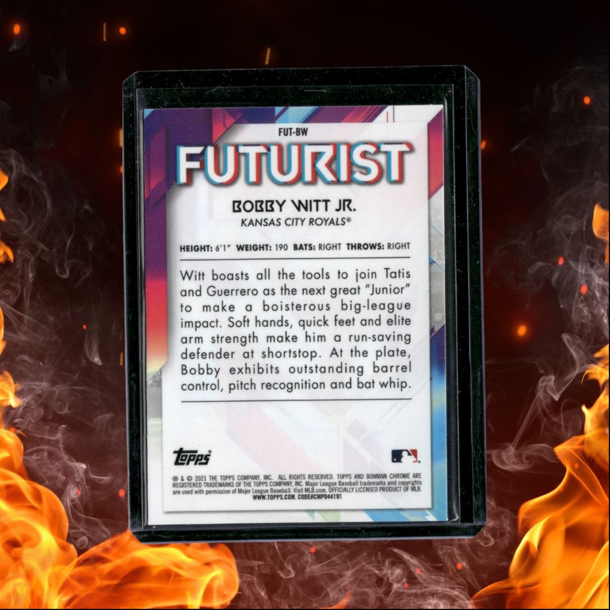 2021 Bowman Chrome Bobby Witt Jr. Futurist Prospect #FUT-BW