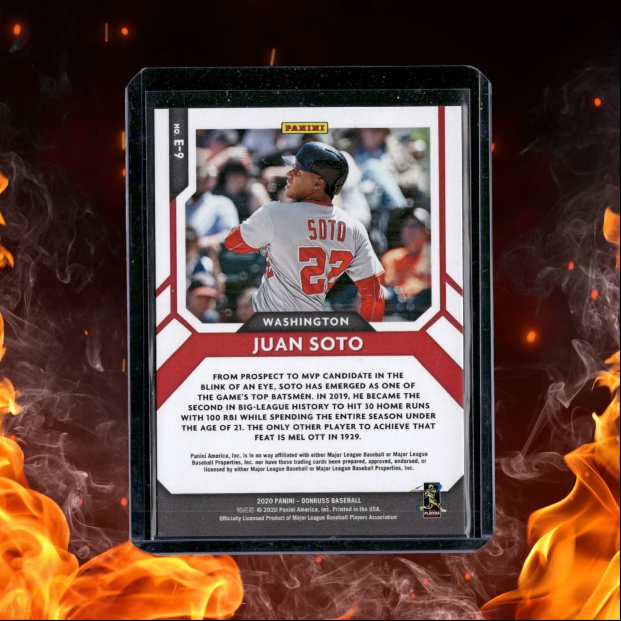 2020 Panini Donruss Juan Soto Elite Series 950/999 #E-9