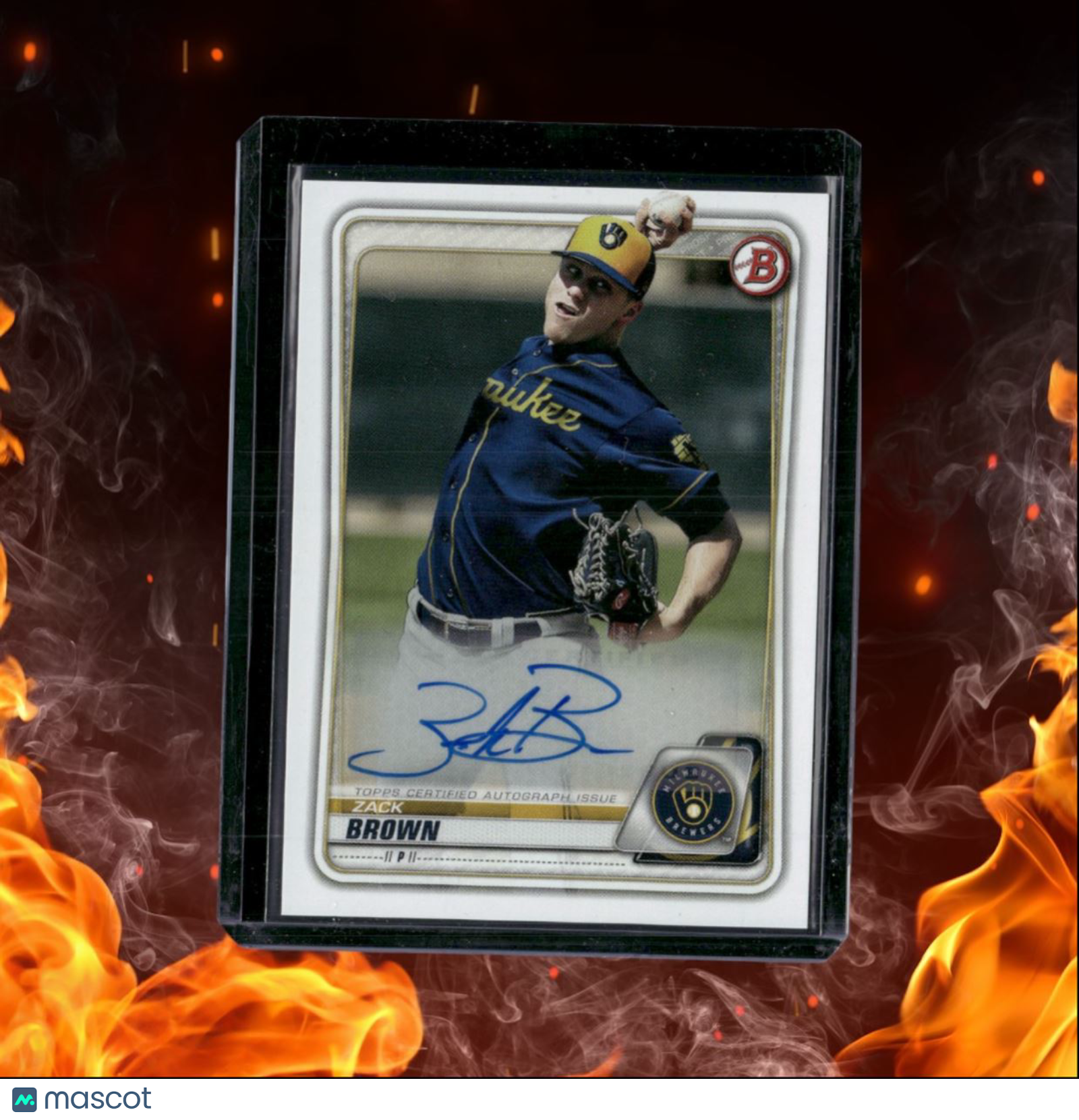 2020 Bowman Zack Brown Prospect Auto #PA-ZB