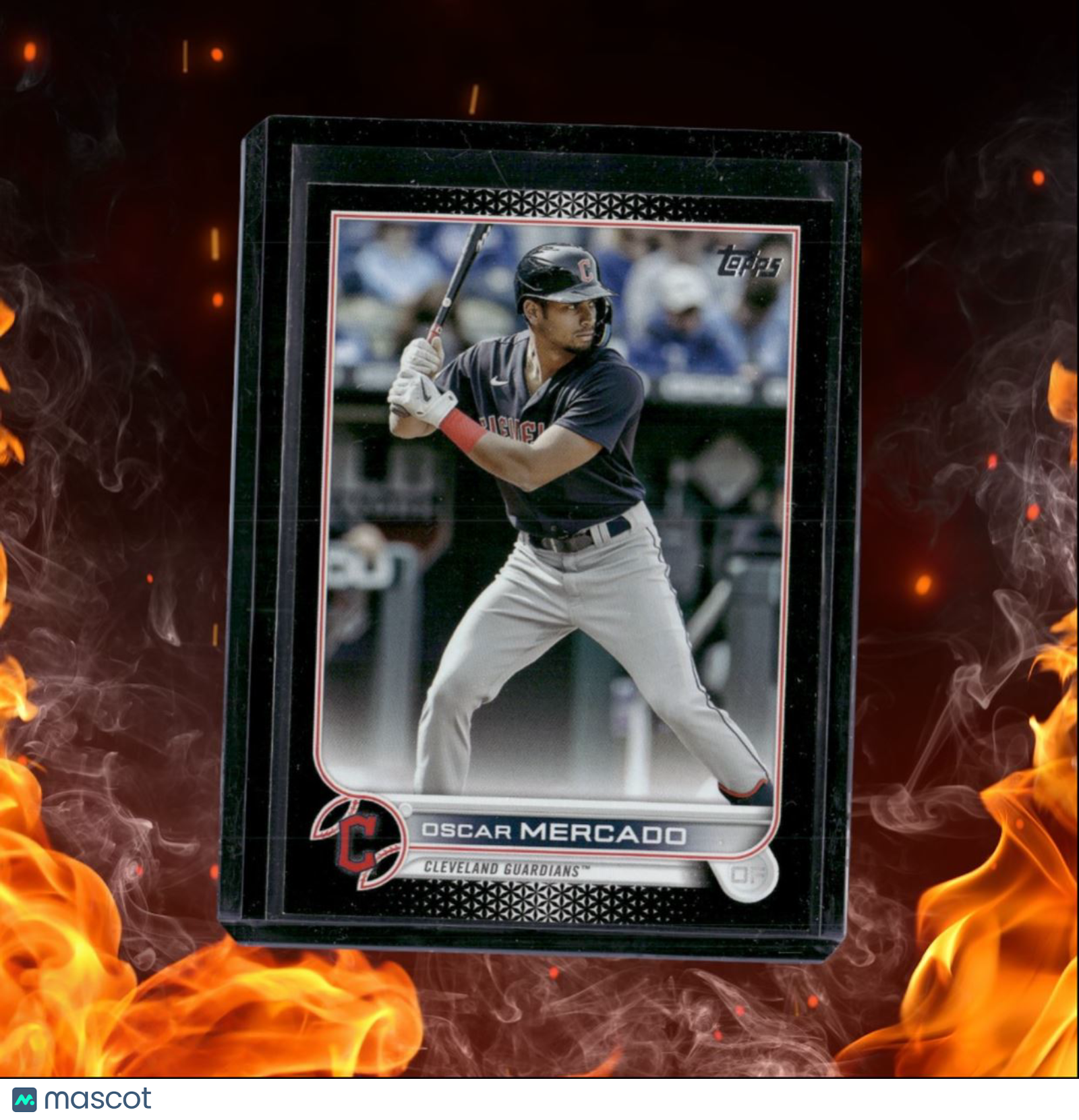 2022 Topps Update Oscar Mercado Black Border 41/71 #US275