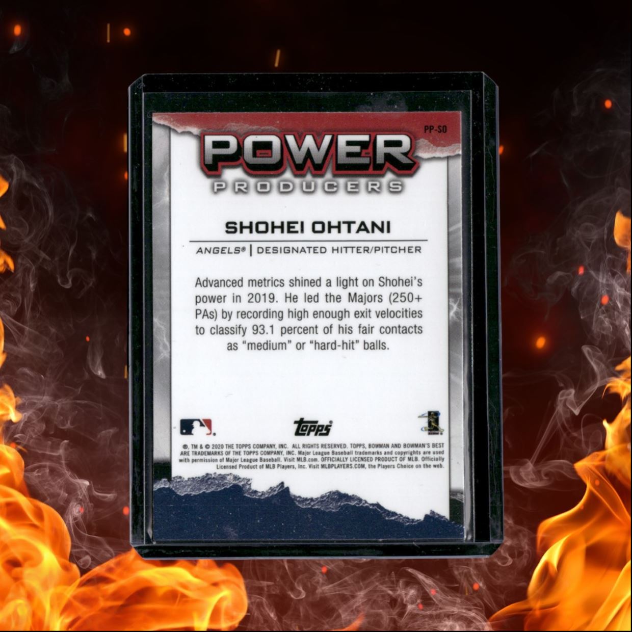 2020 Bowman's Best Shohei Ohtani Power Producers #PP-SO