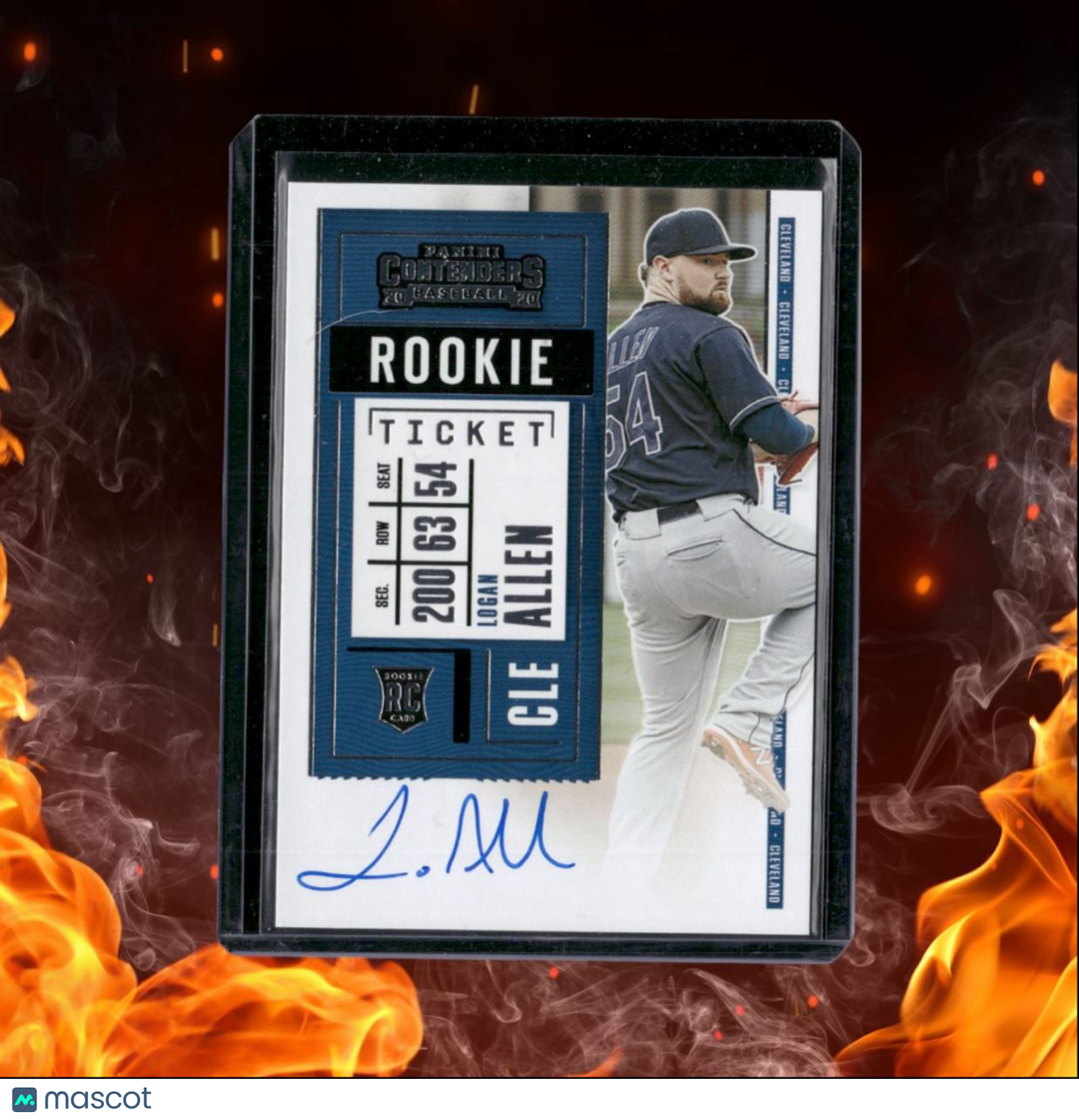 2020 Panini Contenders Logan Allen Ticket Rookie Auto #127