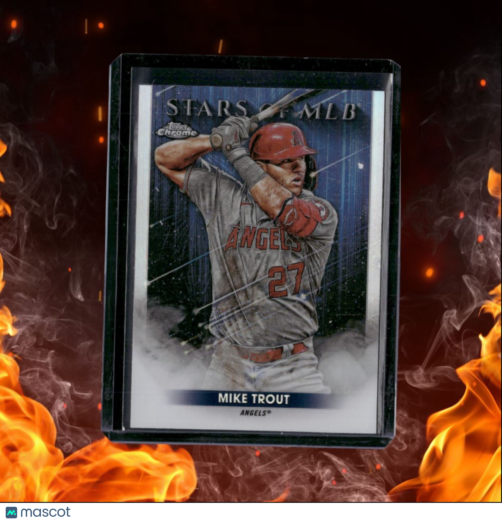 2022 Topps Chrome Mike Trout Stars of MLB #SMLBC-1