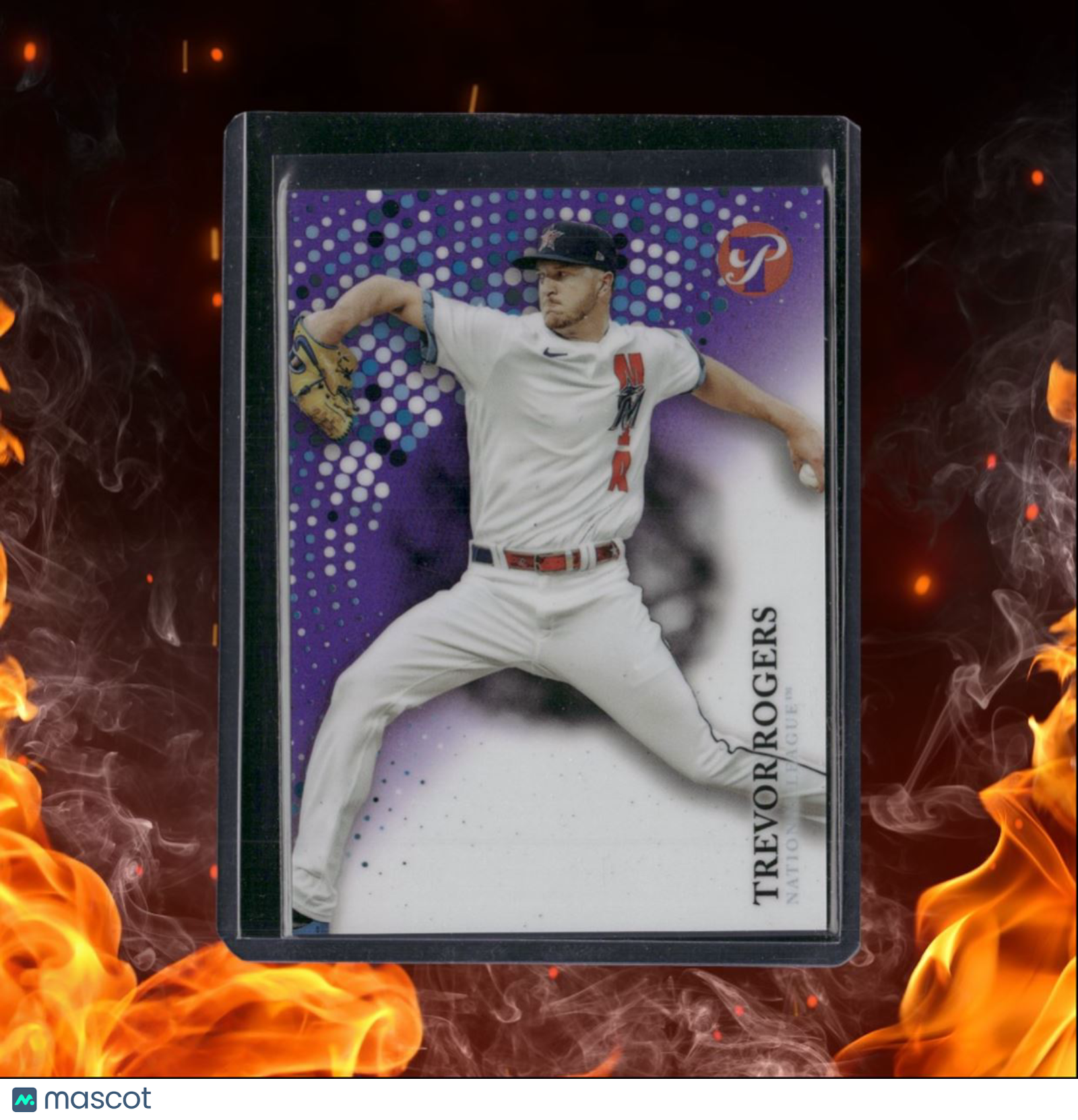 2022 Topps Pristine Trevor Rogers Purple Refractor 37/99 #264