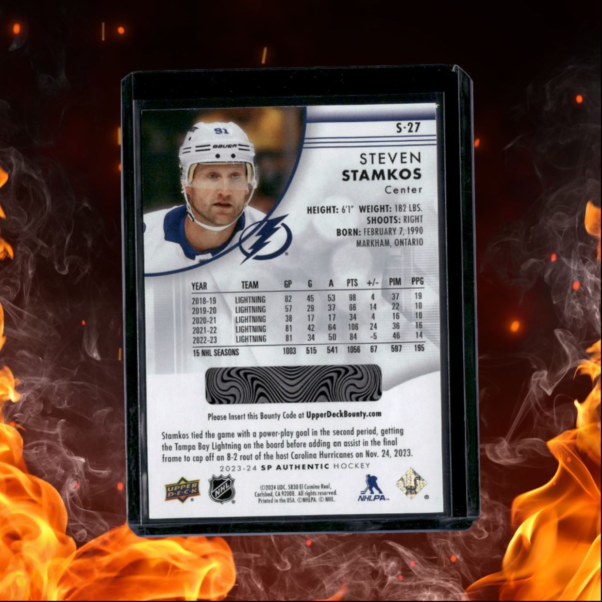 2023-24 SP Authentic Steven Stamkos Spectrum FX #S-27