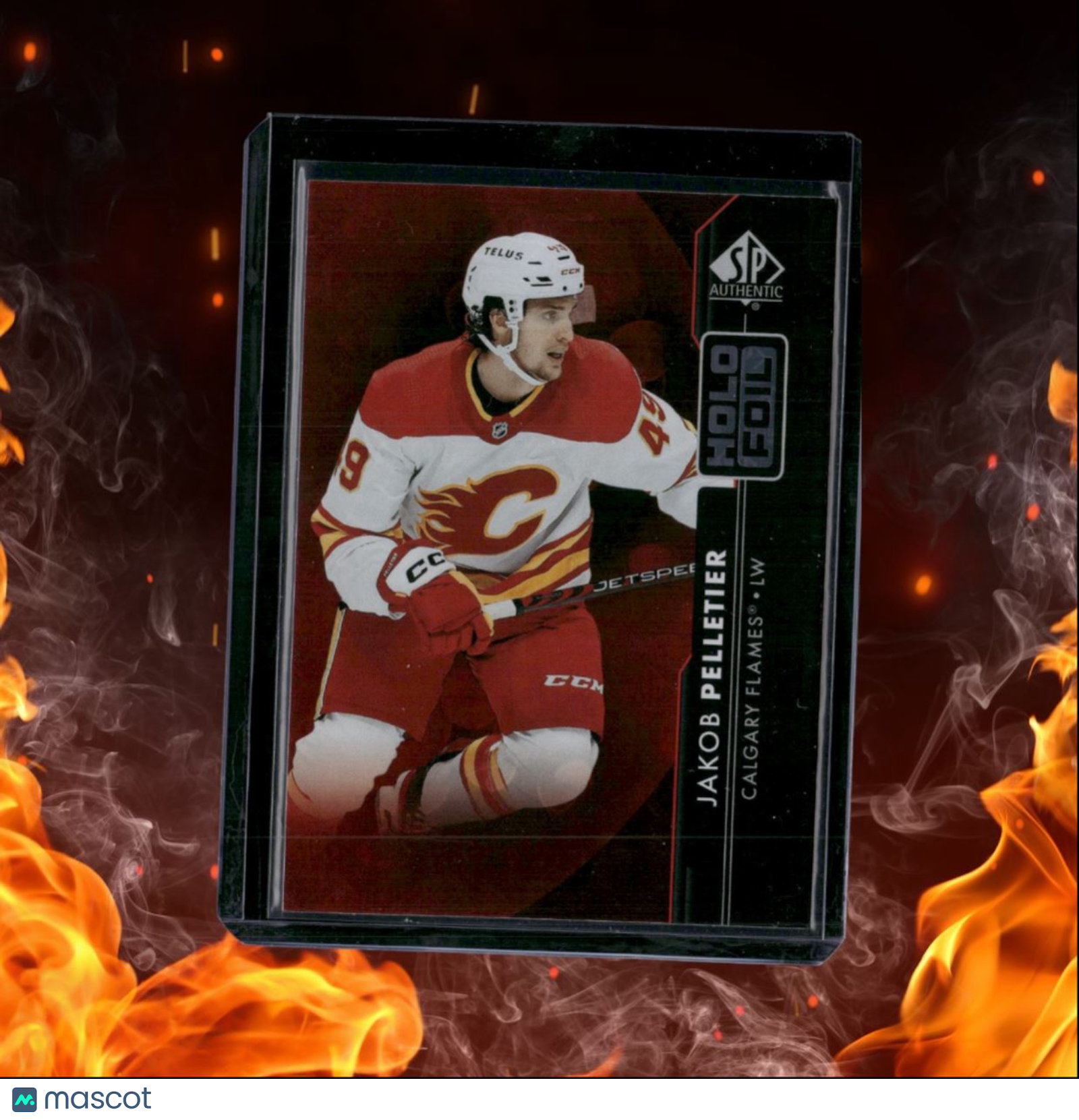 2023-24 SP Authentic Jakob Pelletier Holofoil SSP Case Hit Rookie #HF-40