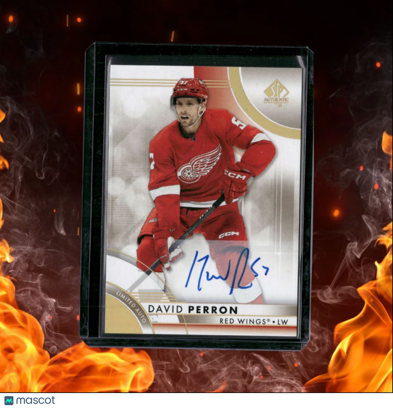 2023-24 SP Authentic David Perron Gold Spectrum Auto #77