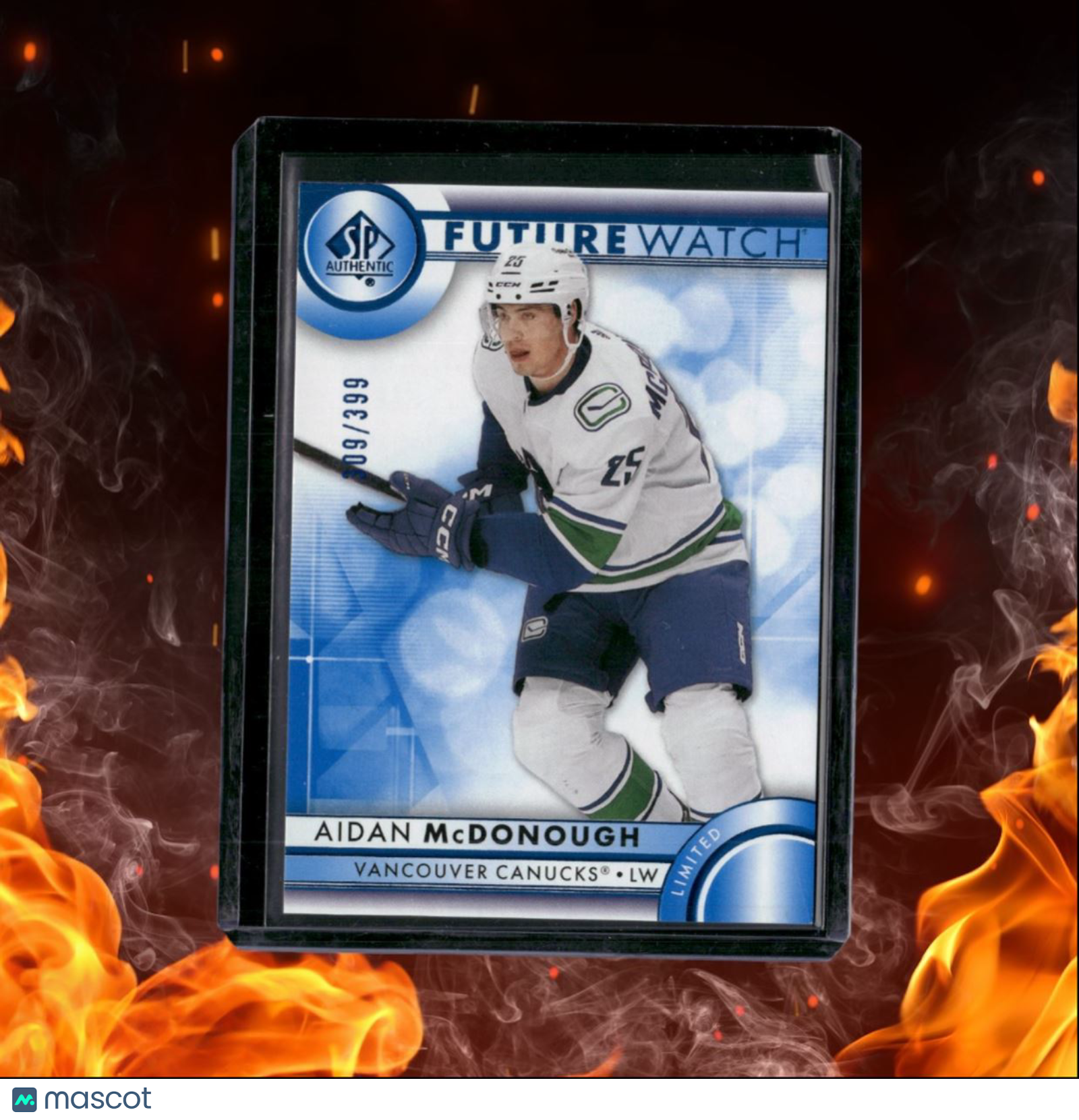 2023-24 SP Authentic Aidan McDonough Future Watch Blue Rookie 309/399 #144