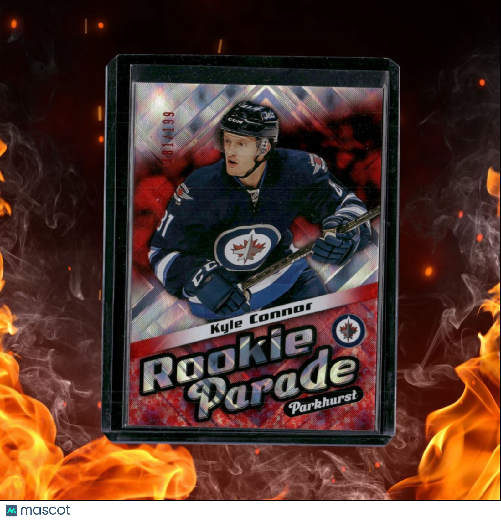 2016-17 Upper Deck Parkhurst Kyle Connor Parade Red Rookie 81/199 #RP27