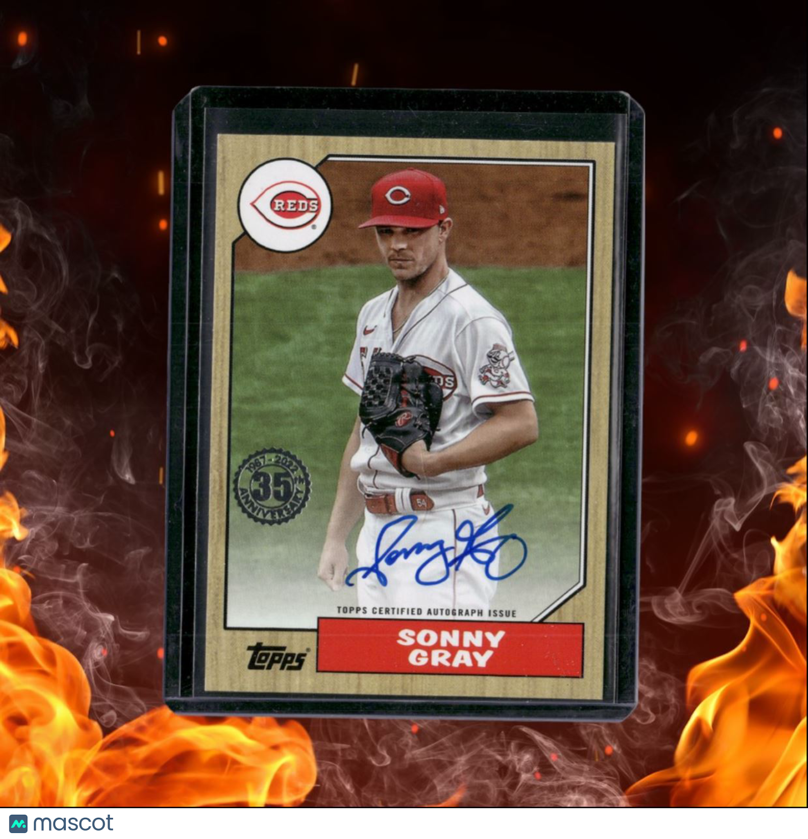 2022 Topps Sonny Gray Retro 1987 Design Auto #87BA-SG