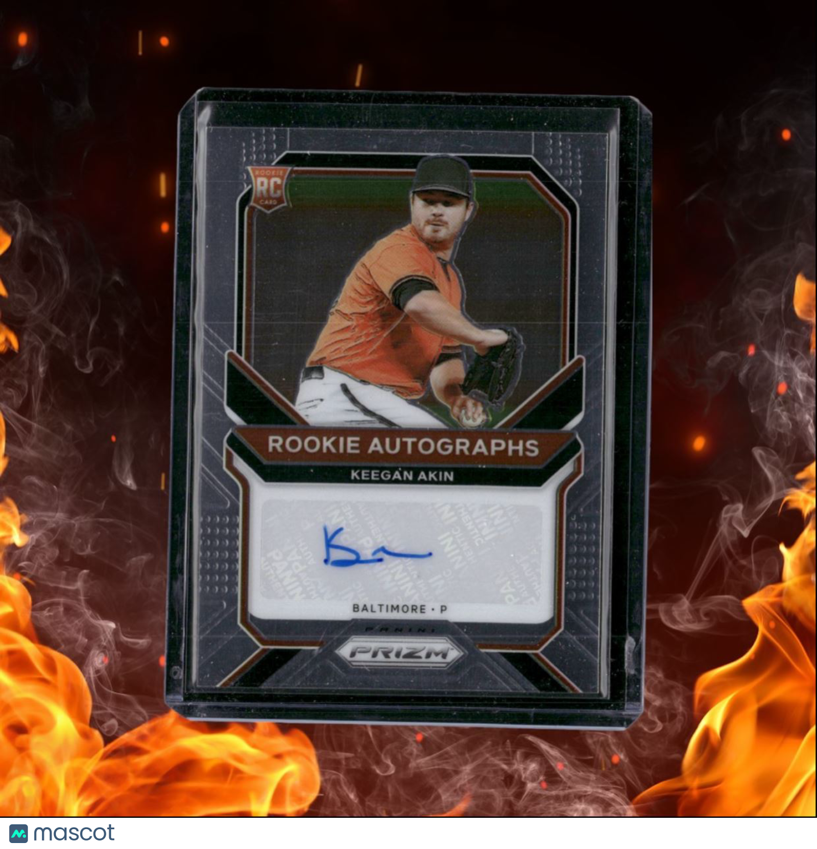 2021 Panini Prizm Baseball Keegan Akin Rookie Auto #RA-KA