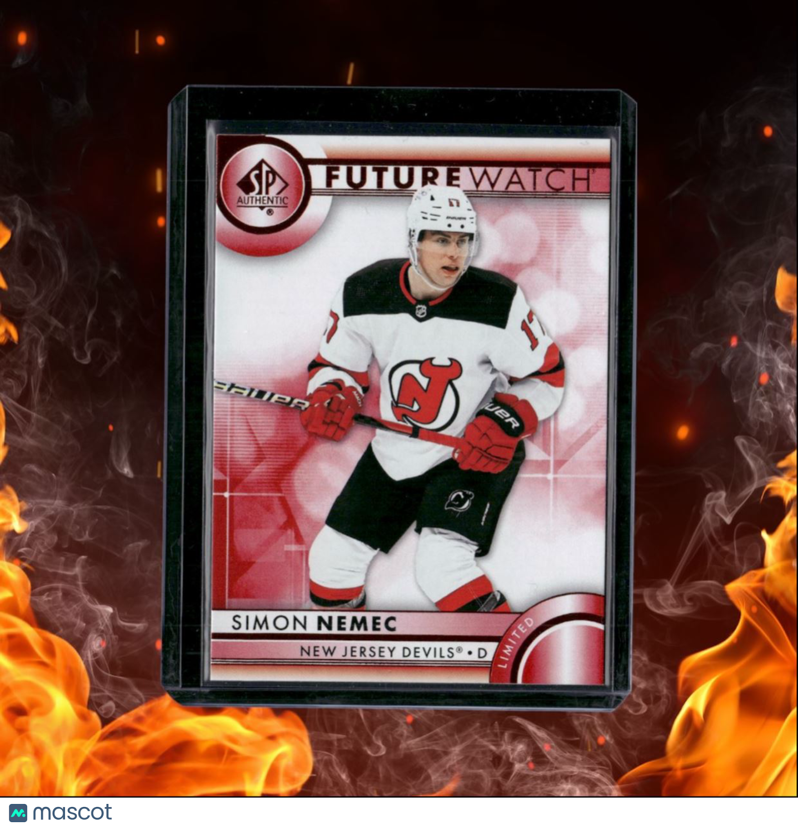 2023-24 SP Authentic Simon Nemec Limited Red Rookie #191