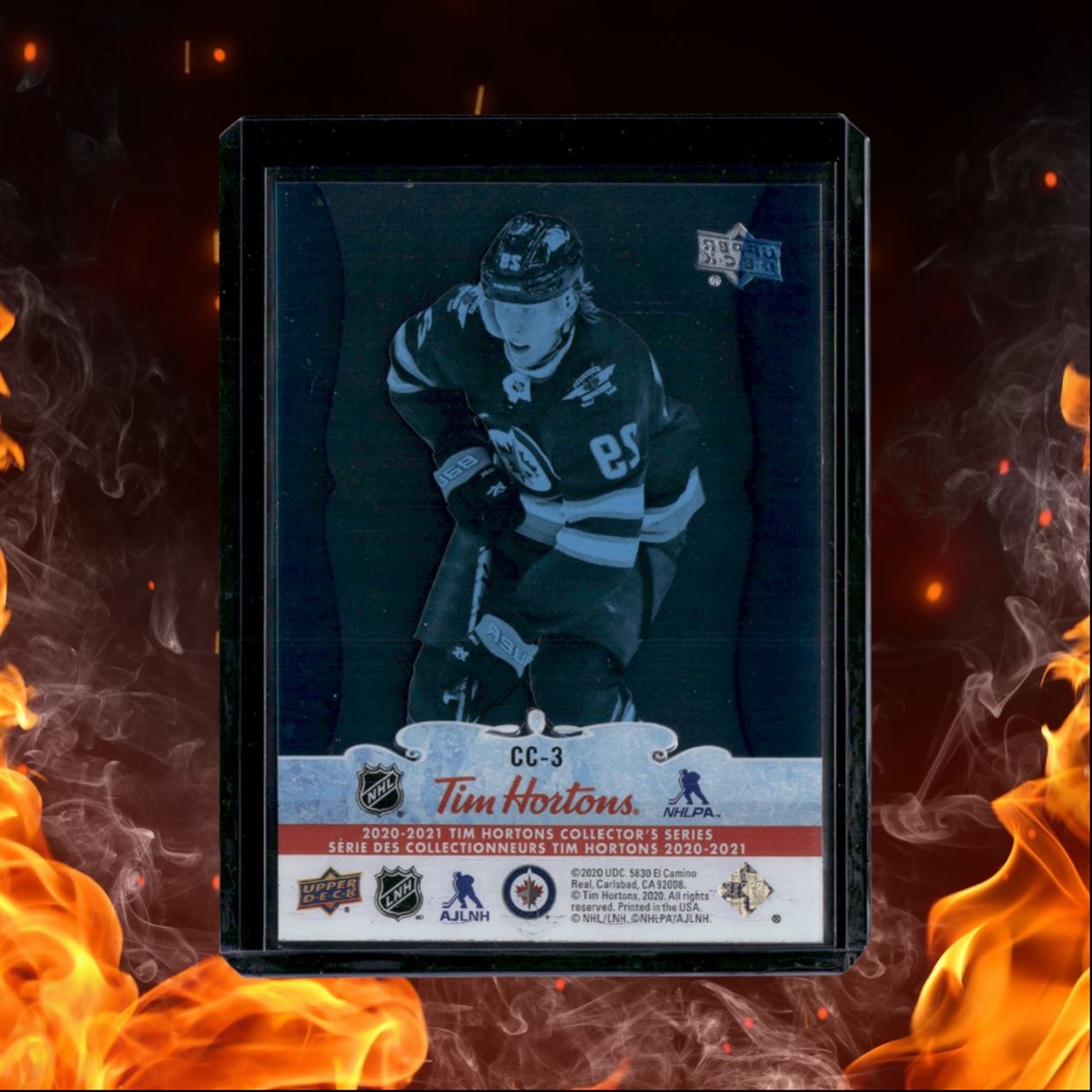 2020-21 Upper Deck Tim Hortons Patrik Laine Clear Cut Phenoms #CC-3