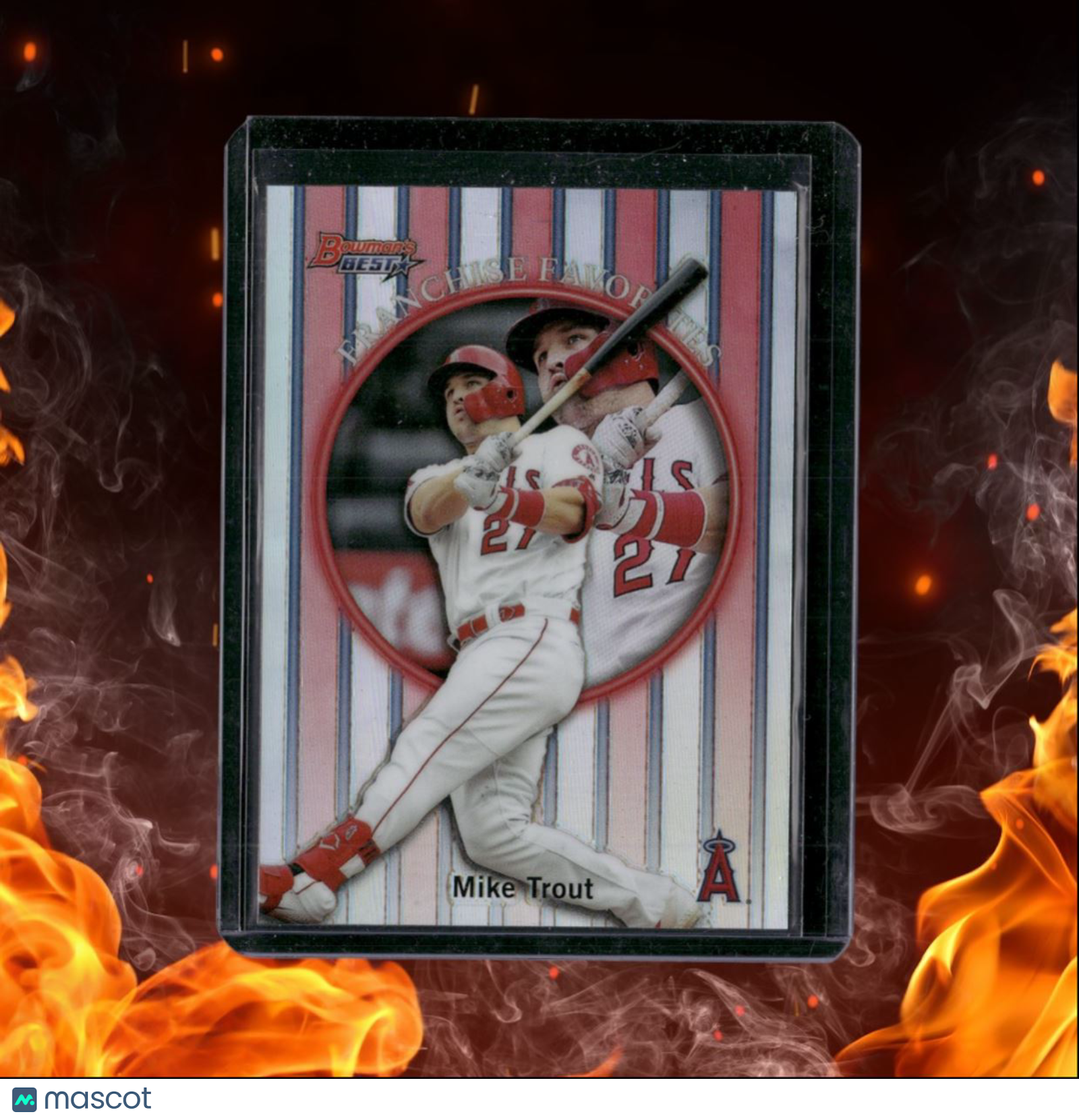 2019 Bowman's Best Mike Trout Franchise Favorites #99FF-MT