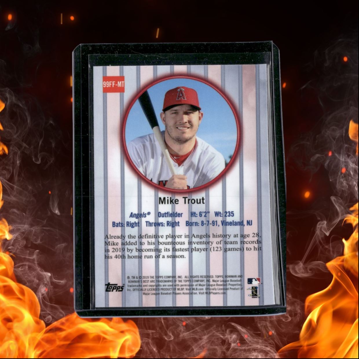 2019 Bowman's Best Mike Trout Franchise Favorites #99FF-MT