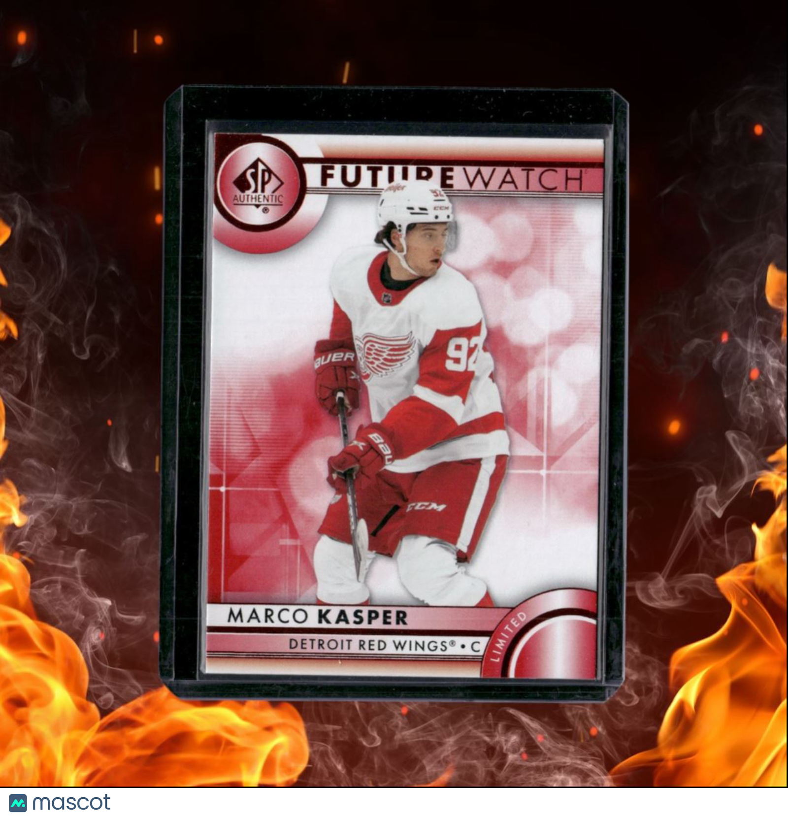 2023-24 SP Authentic Marco Kasper Future Watch Limited Red Rookie #105