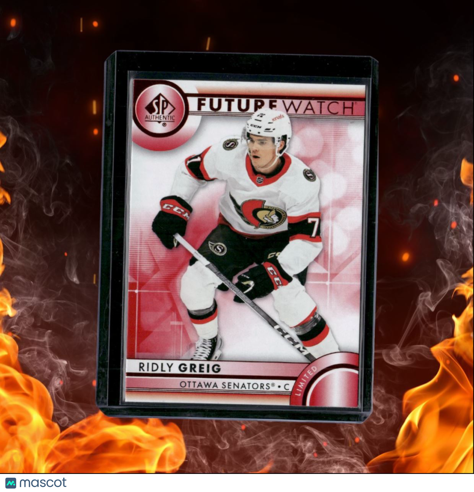 2023-24 SP Authentic Ridly Greig Future Watch Limited Red Rookie #102