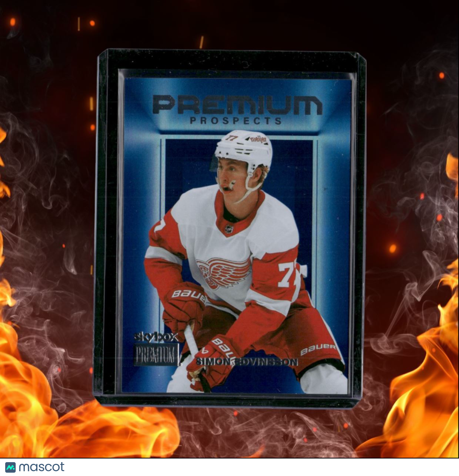 2023-24 SkyBox Metal Universe Simon Edvinsson Premium Prospects Rookie #PP-34