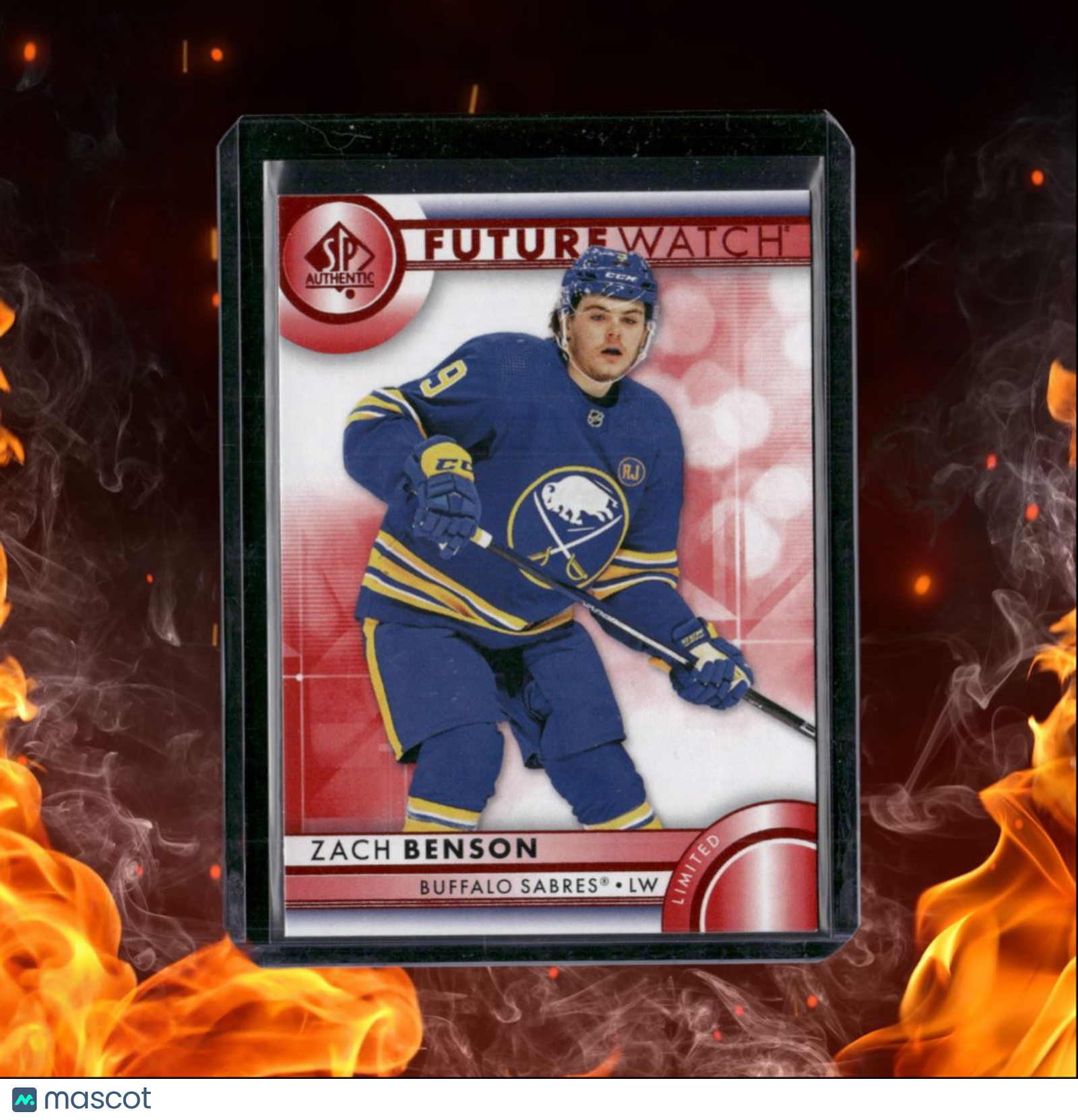 2023-24 SP Authentic Zach Benson Limited Red Rookie #158