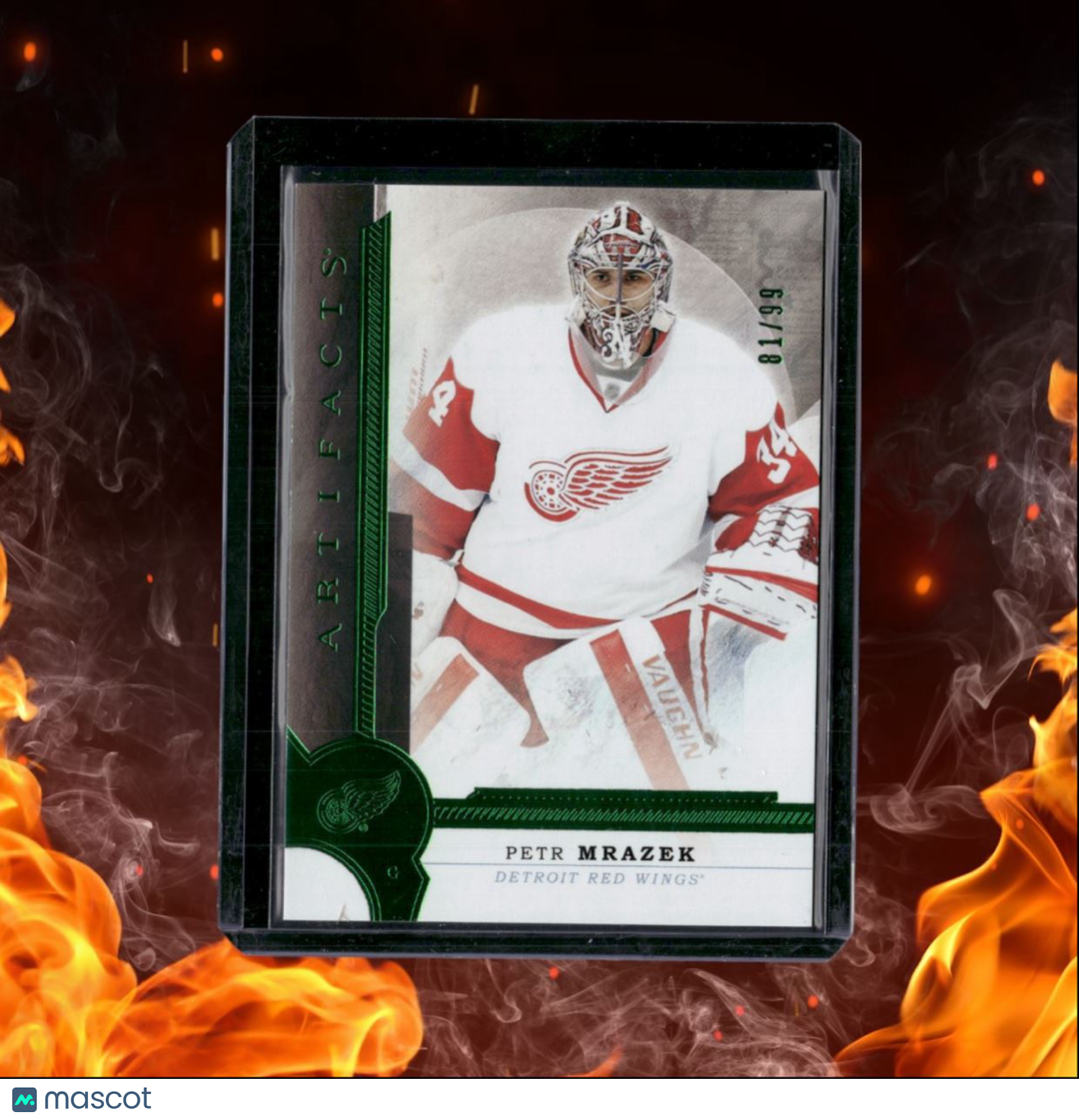 2016-17 Upper Deck Artifacts Petr Mrazek Emerald Green 81/99 #92