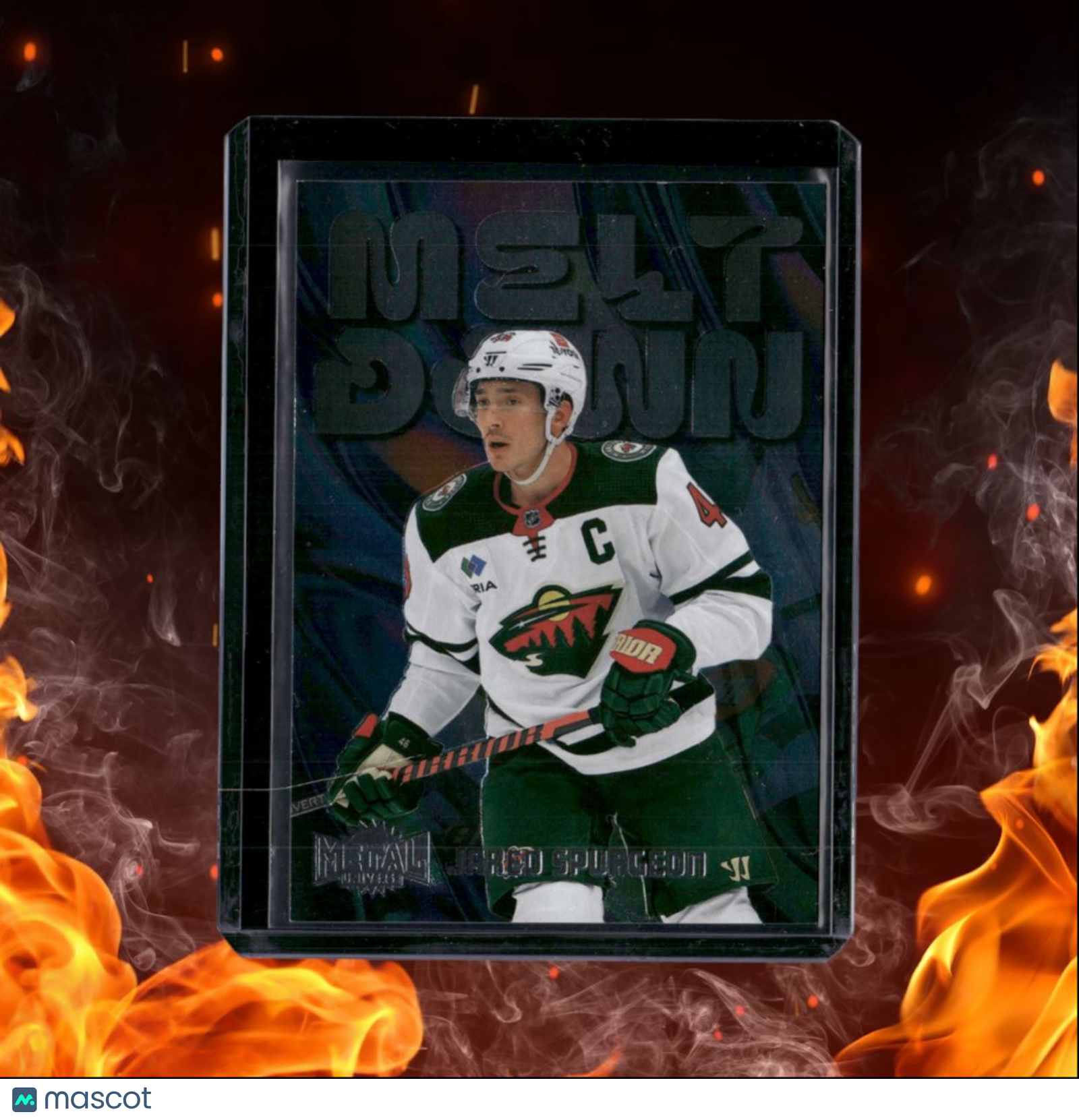 2023-24 Skybox Metal Universe Jared Spurgeon Meltdown #M15