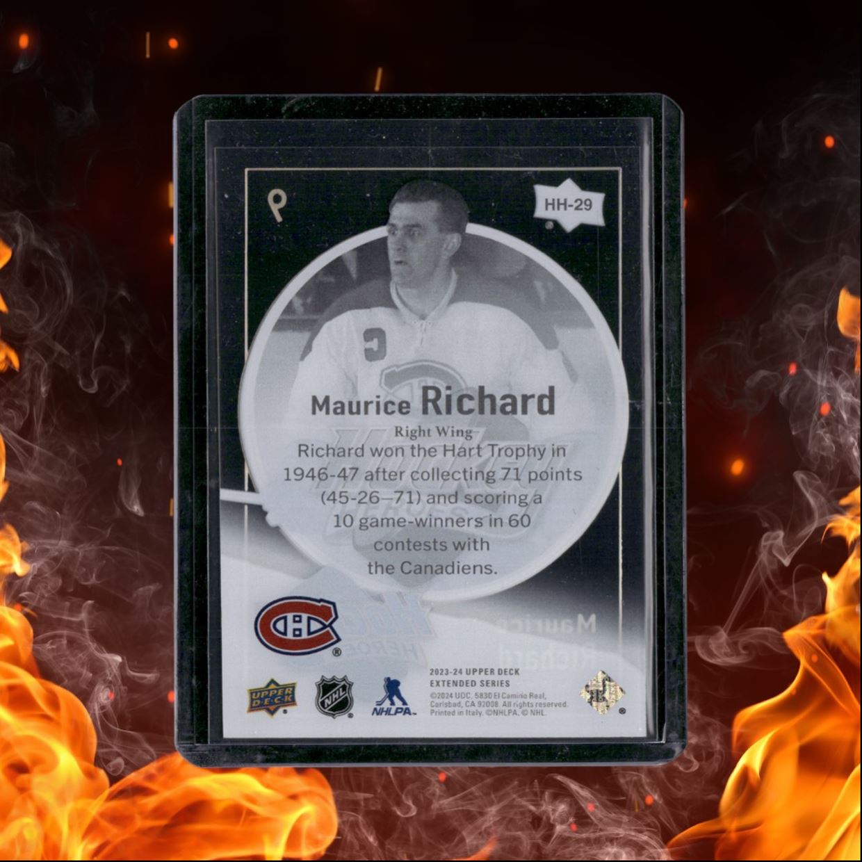 2023-24 Upper Deck Maurice Richard Hockey Heroes #HH-29