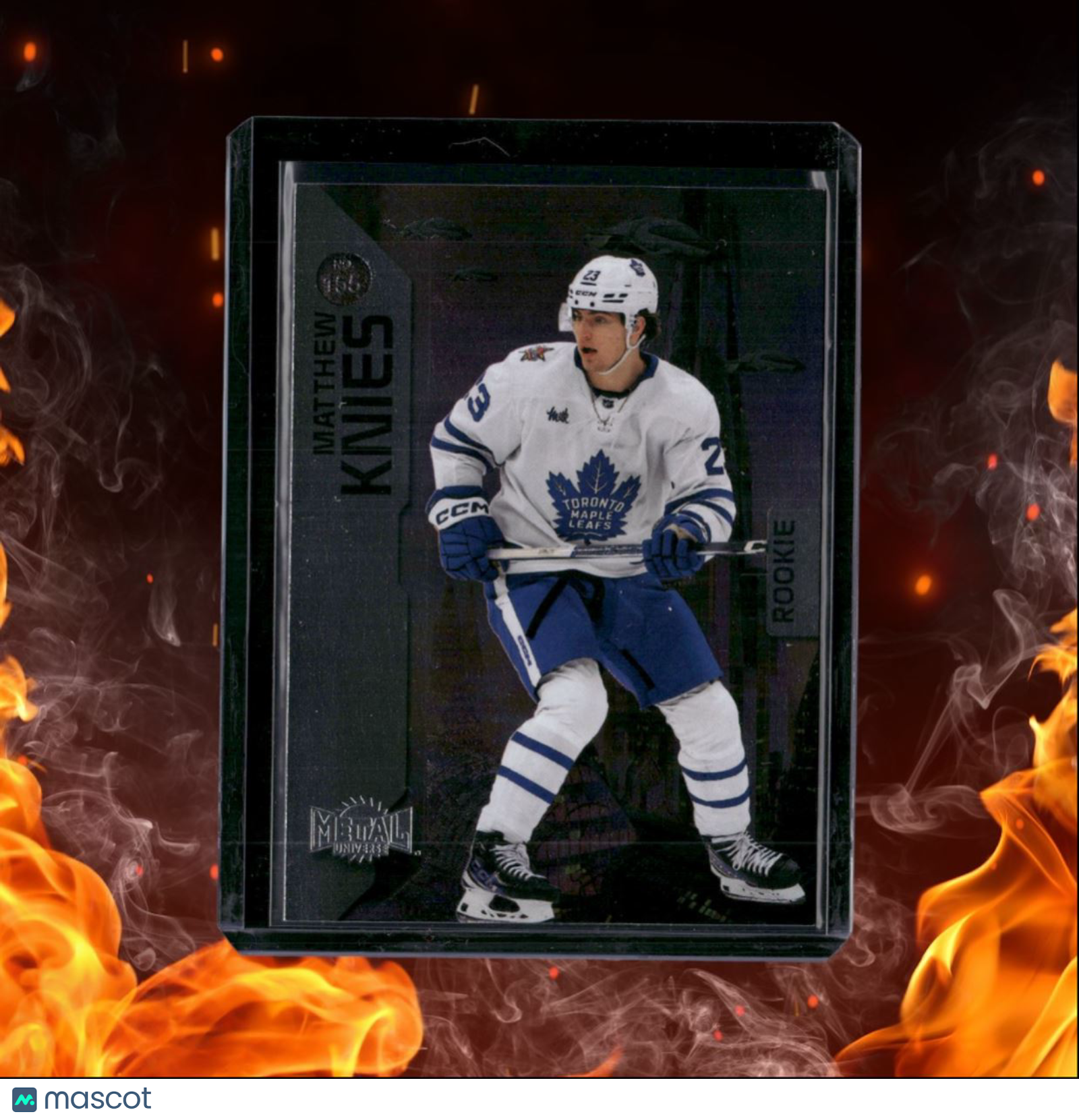2023-24 SkyBox Metal Universe Matthew Knies Rookie #155