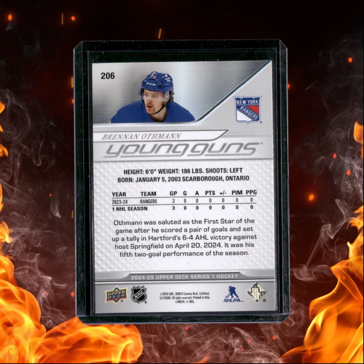 2024-25 Upper Deck Brennan Othmann Young Guns Rookie #206