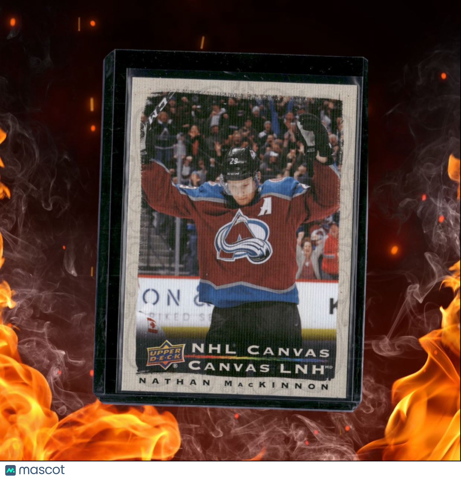 2020-21 Upper Deck Tim Hortons Nathan MacKinnon NHL Canvas #C-5