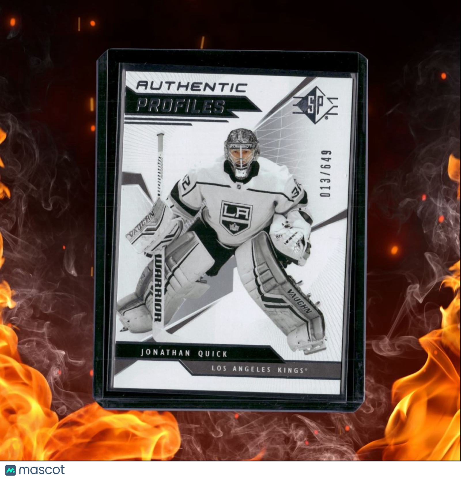 2018-19 Upper Deck SP Jonathan Quick Authentic Profiles 013/649 #AP-JQ