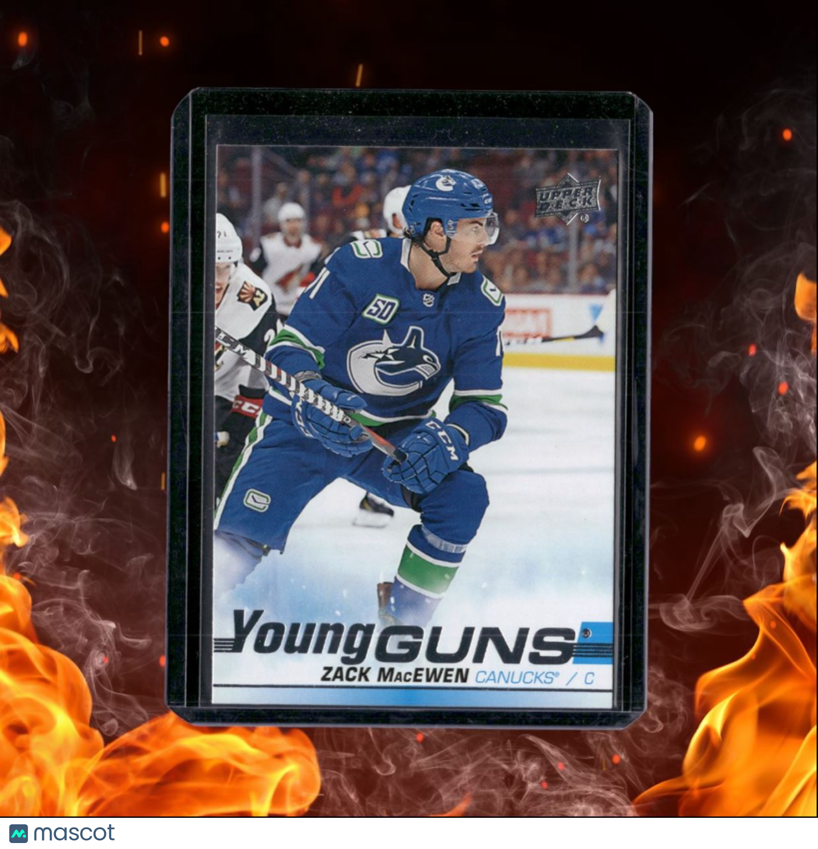 2019-20 Upper Deck Zack MacEwen Young Guns Rookie #244