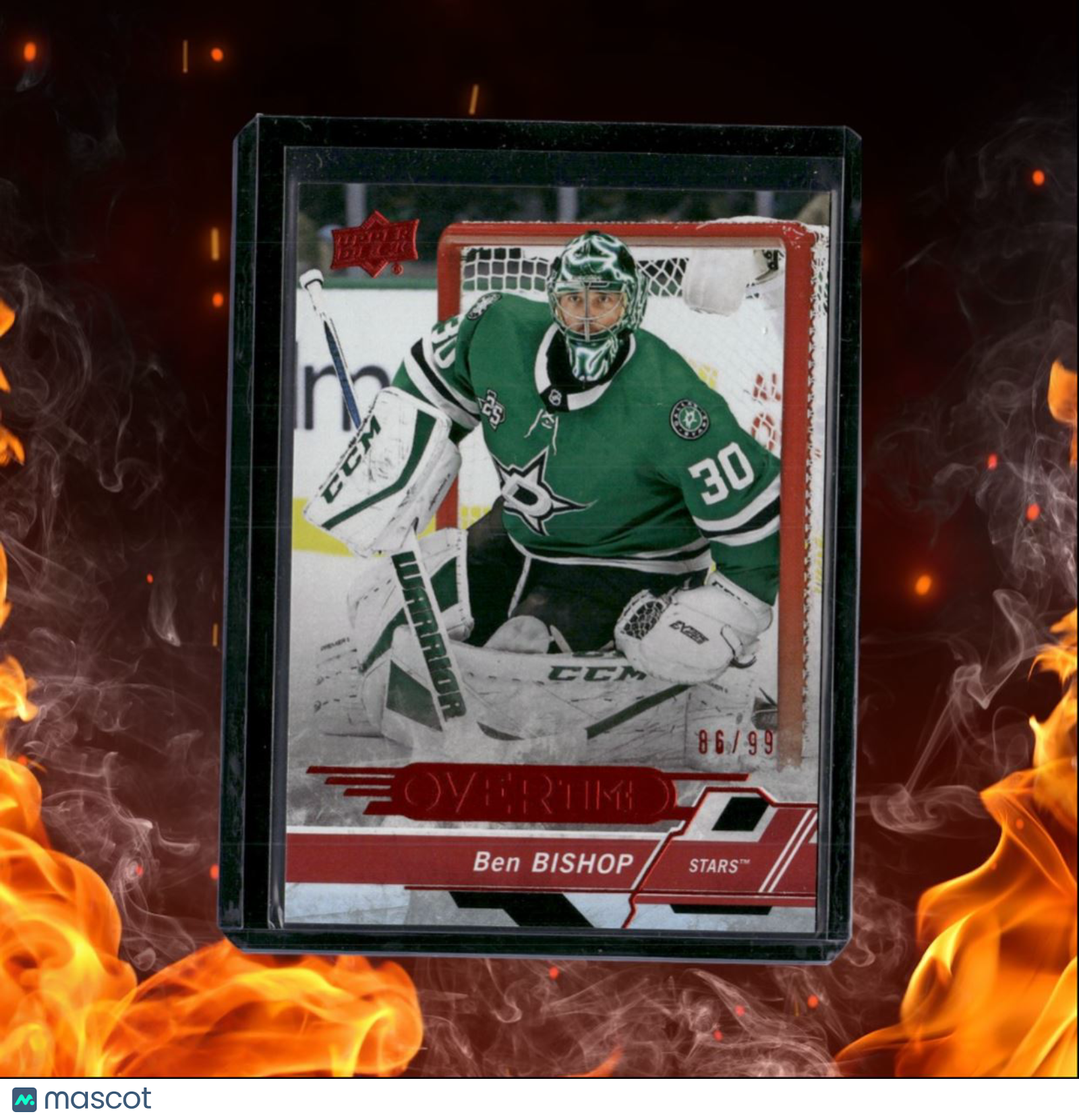 2018-19 Upper Deck Overtime Ben Bishop Red 86/99 #24
