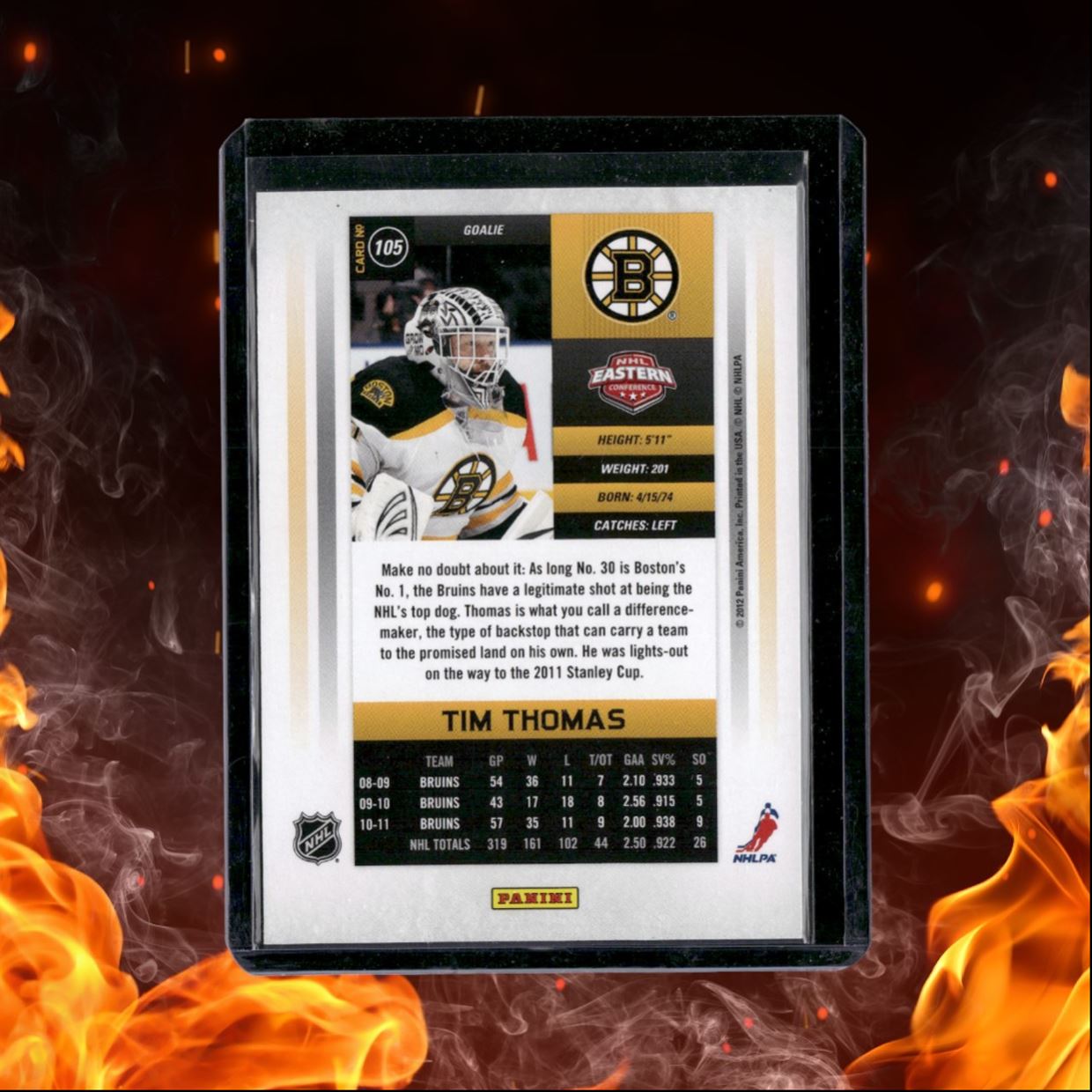 2011-12 Panini Contenders Tim Thomas Cup Contenders 592/999 #105