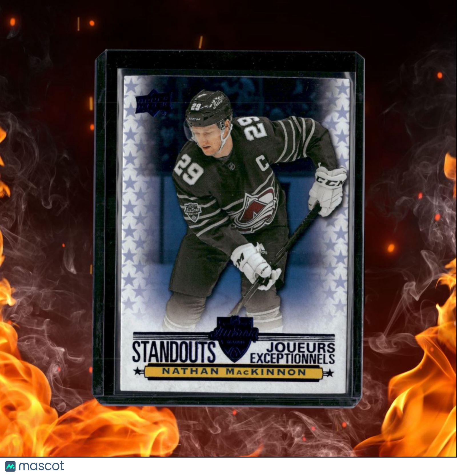 2020-21 Upper Deck Tim Hortons Nathan MacKinnon All-Star Standouts Blue #AS-10