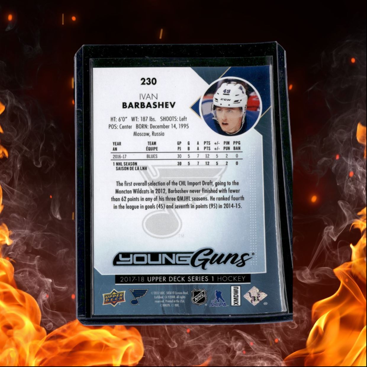 2017-18 Upper Deck Ivan Barbashev Young Guns Rookie #230