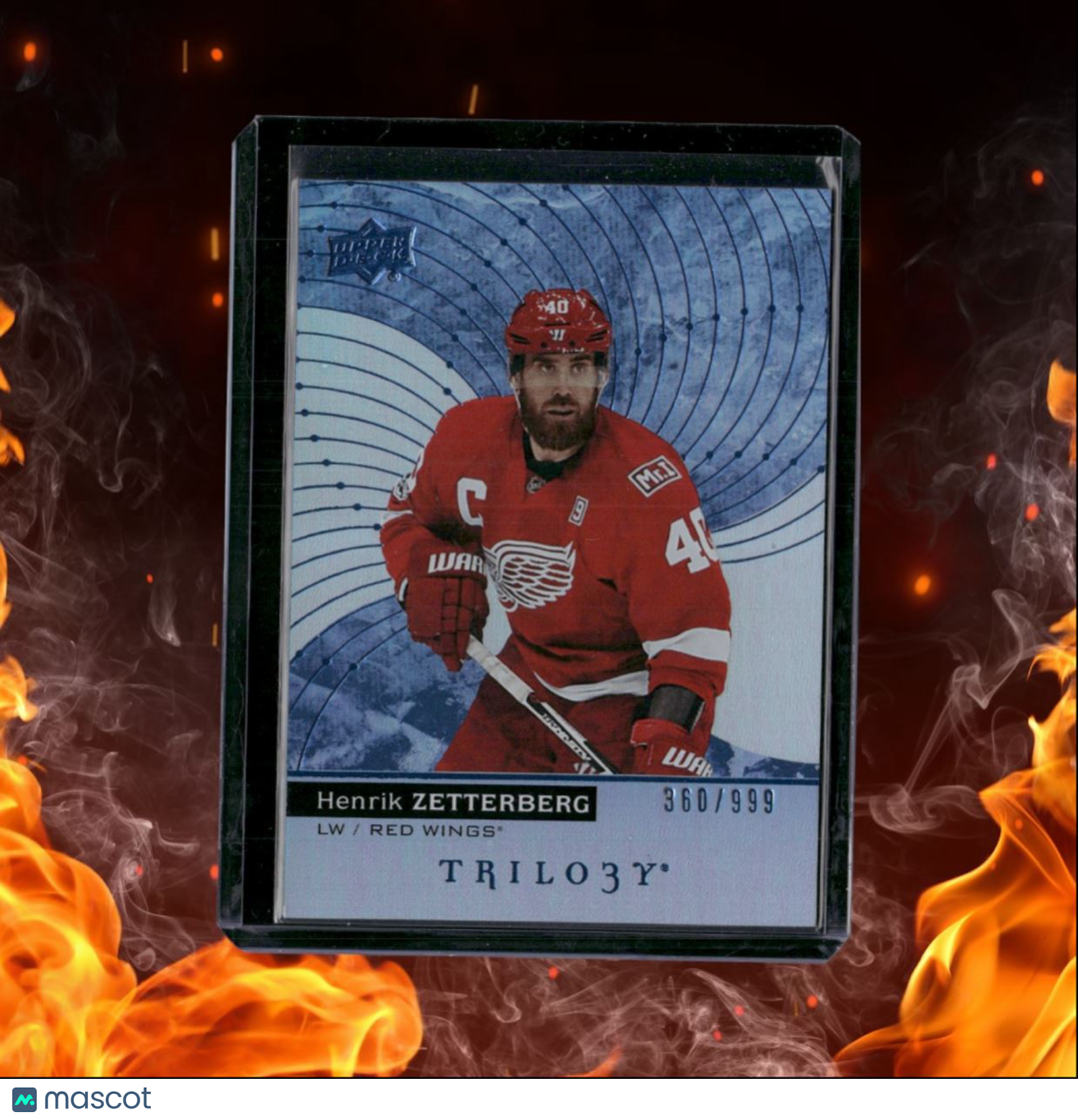 2017-18 Upper Deck Trilogy Henrik Zetterberg Foil 360/999 #11