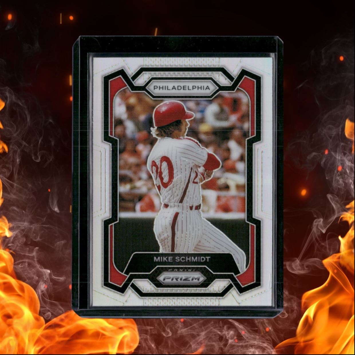 2024 Panini Prizm Mike Schmidt Legends Silver Prizm #73