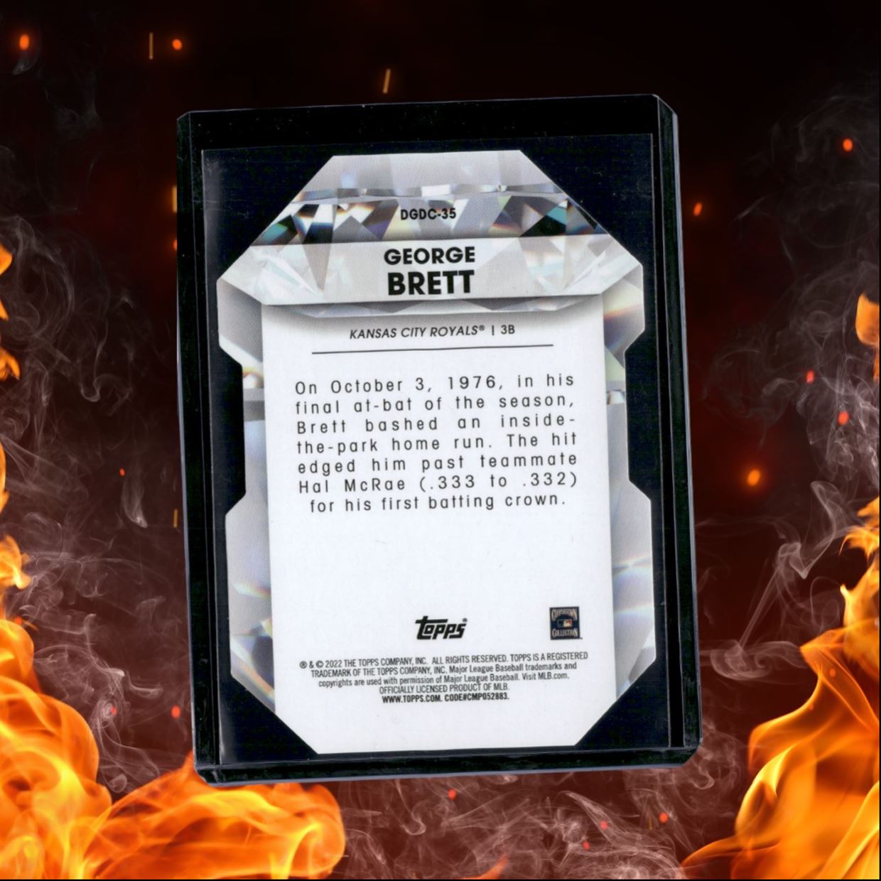 2022 Topps George Brett Diamond Greats Die Cuts #DGDC-35