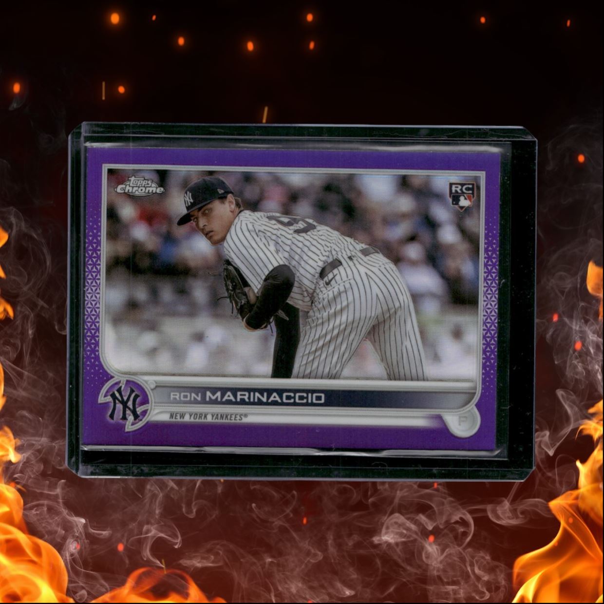 2022 Topps Chrome Update Ron Marinaccio Purple Rookie #USC164
