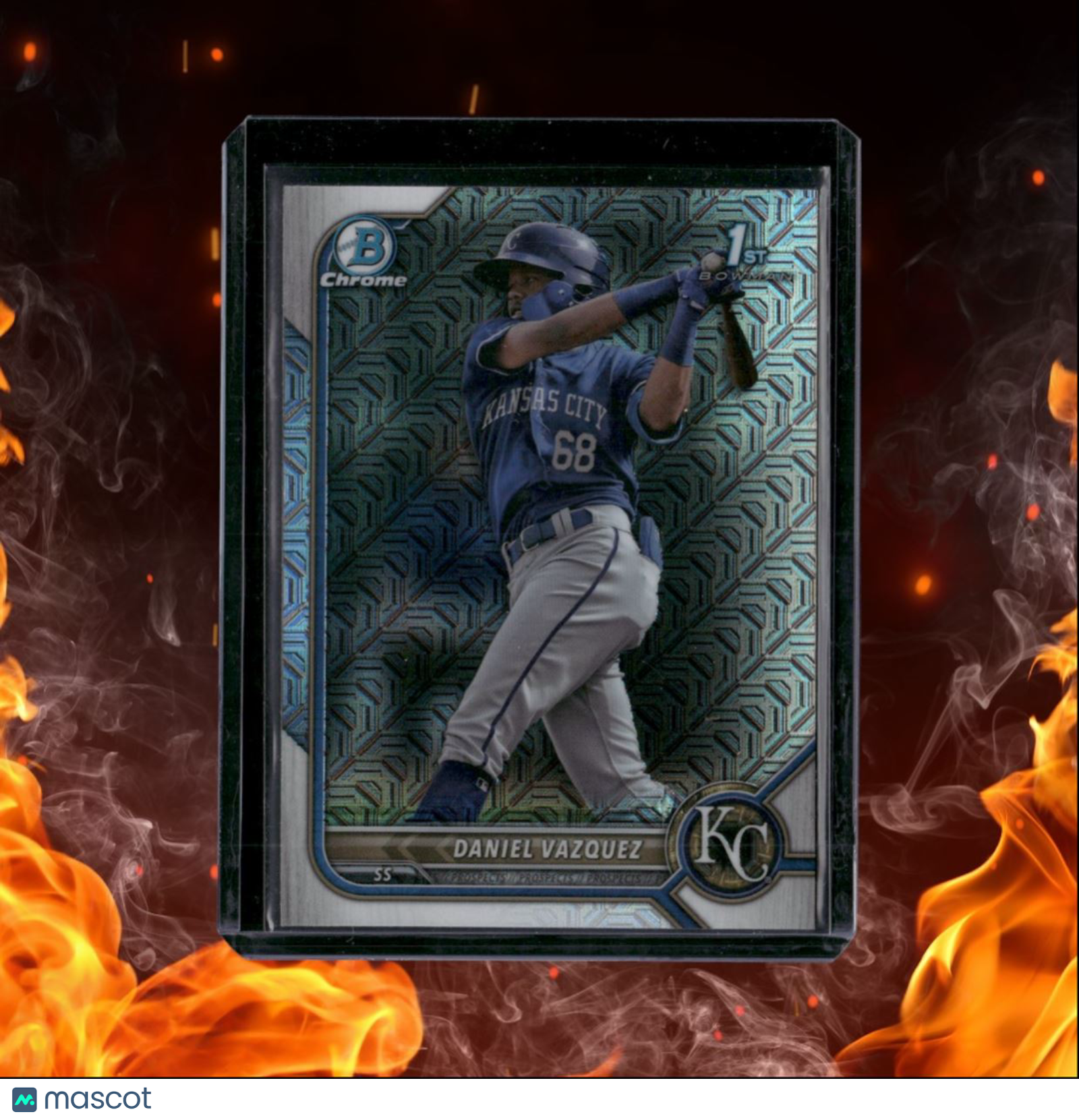 2022 Bowman Chrome Prospects Daniel Vazquez 1st Mojo Refractor #BCP-199