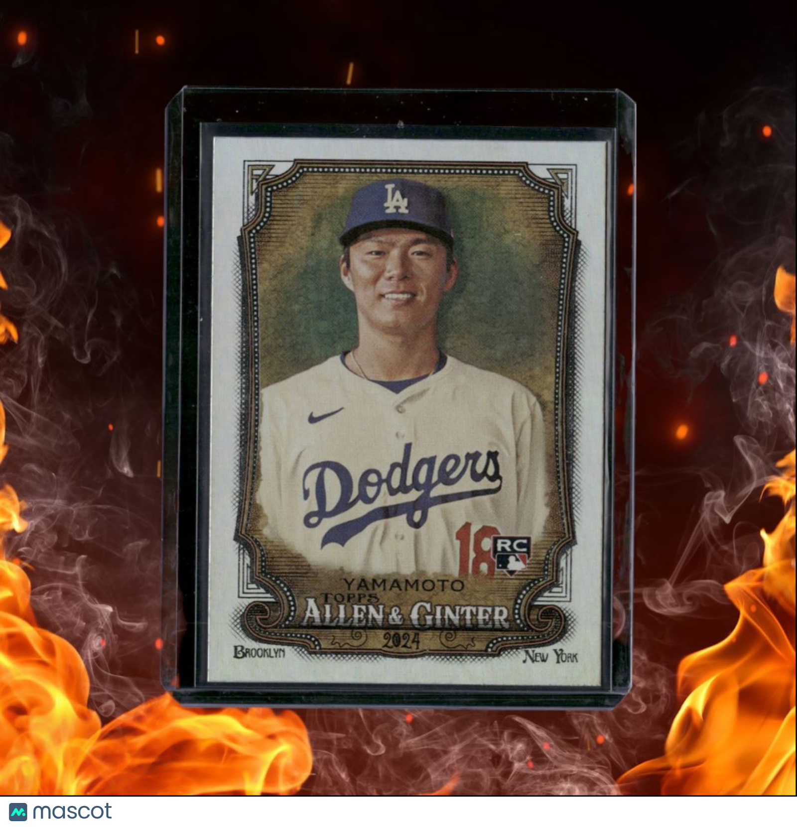 2024 Topps Allen & Ginter Yoshinobu Yamamoto Rookie #201