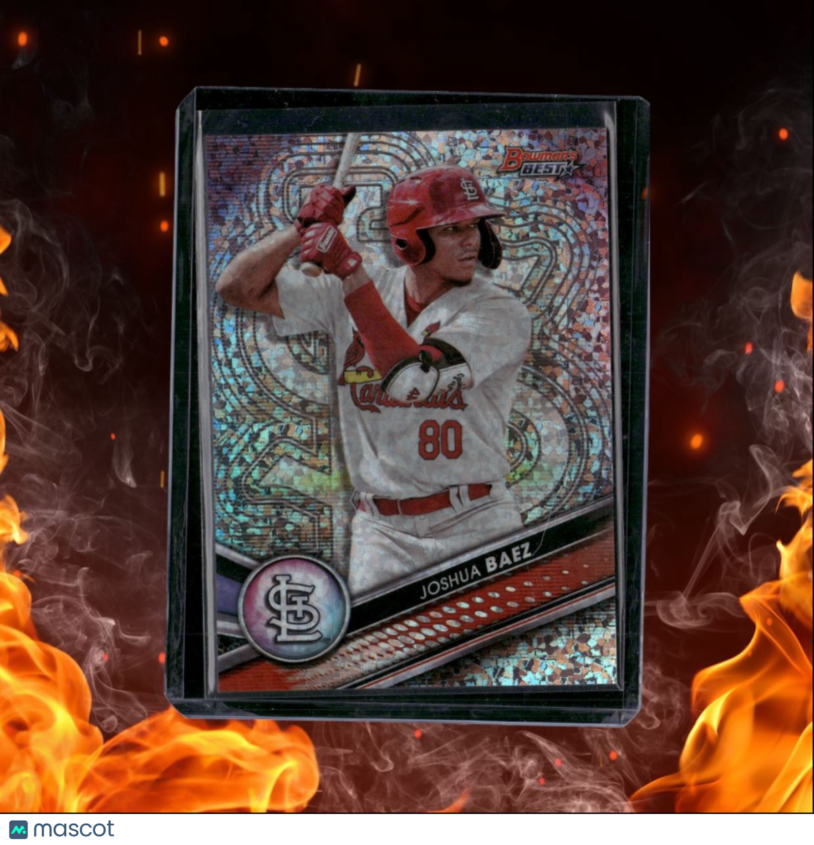 2022 Bowman's Best Joshua Baez Top Prospect Pink Speckle Refractor 212/299 #TP9