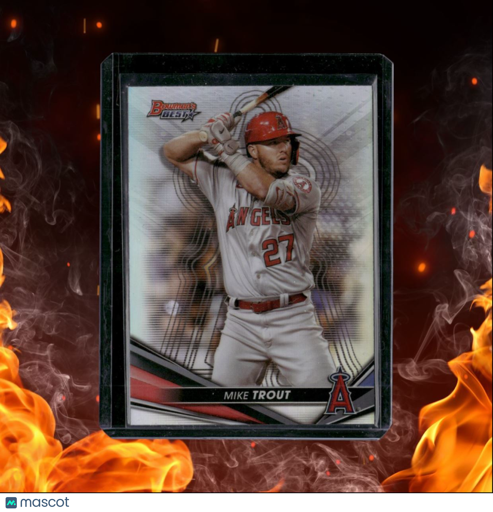 2022 Bowman's Best Mike Trout Refractor #14