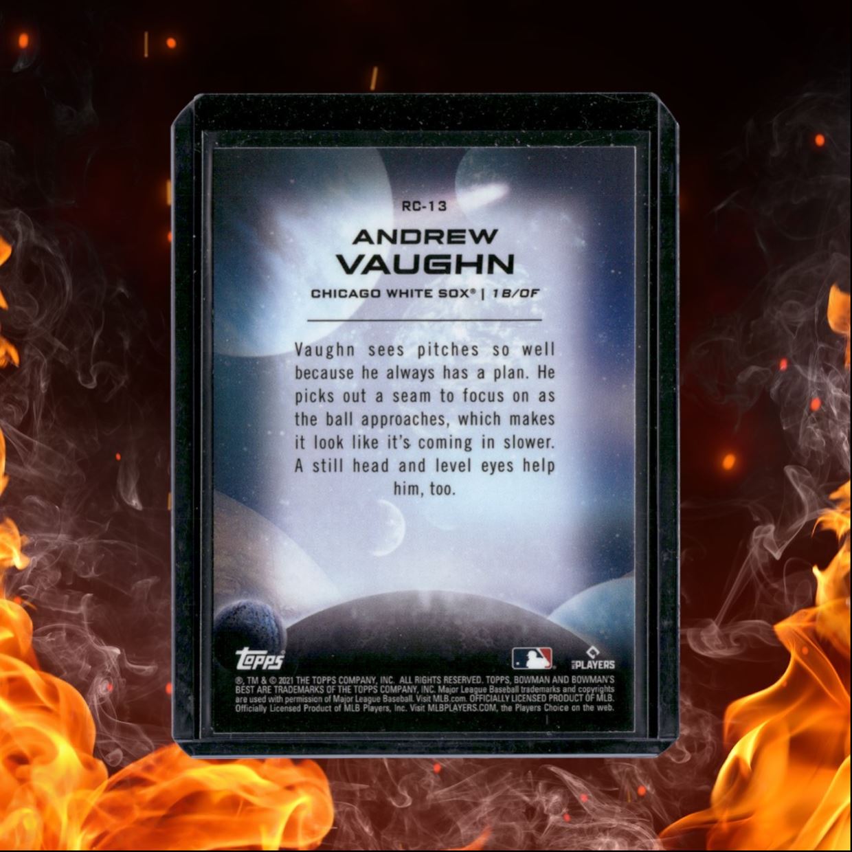 2021 Bowman's Best Andrew Vaughn Craftmanship Sapphire Rookie #RC-13