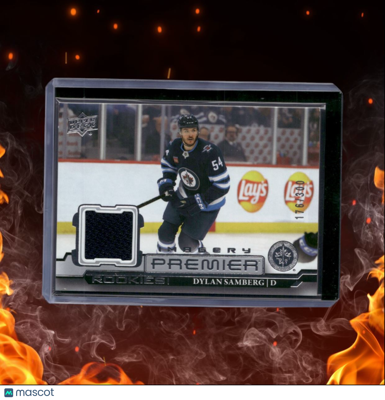 2022-23 Upper Deck Premier Dylan Samberg Imagery Jersey Rookie 176/300 #PDJR-DS