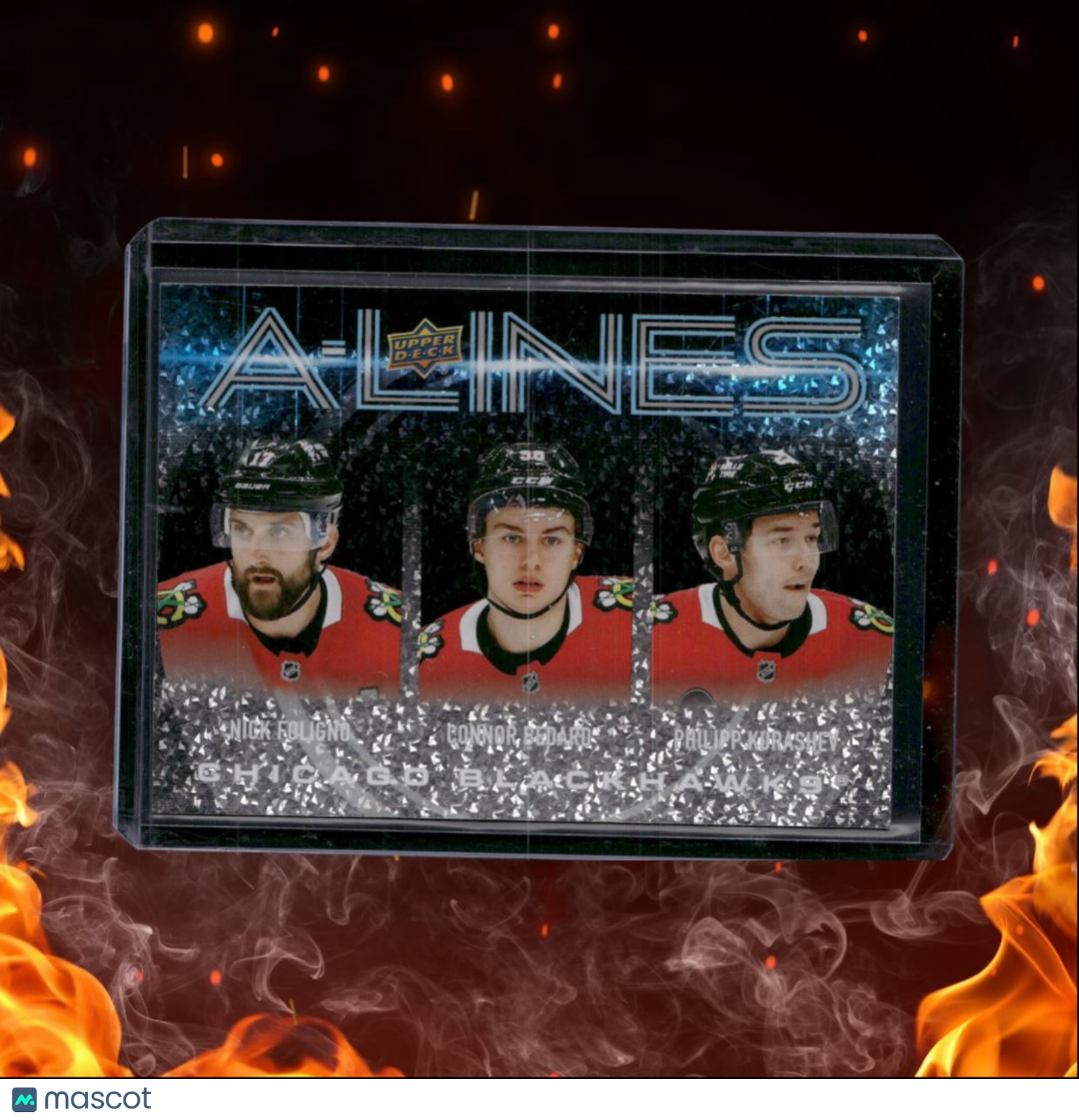 2024-25 Upper Deck Nick Foligno / Connor Bedard / Philipp Kurashev A-Lines