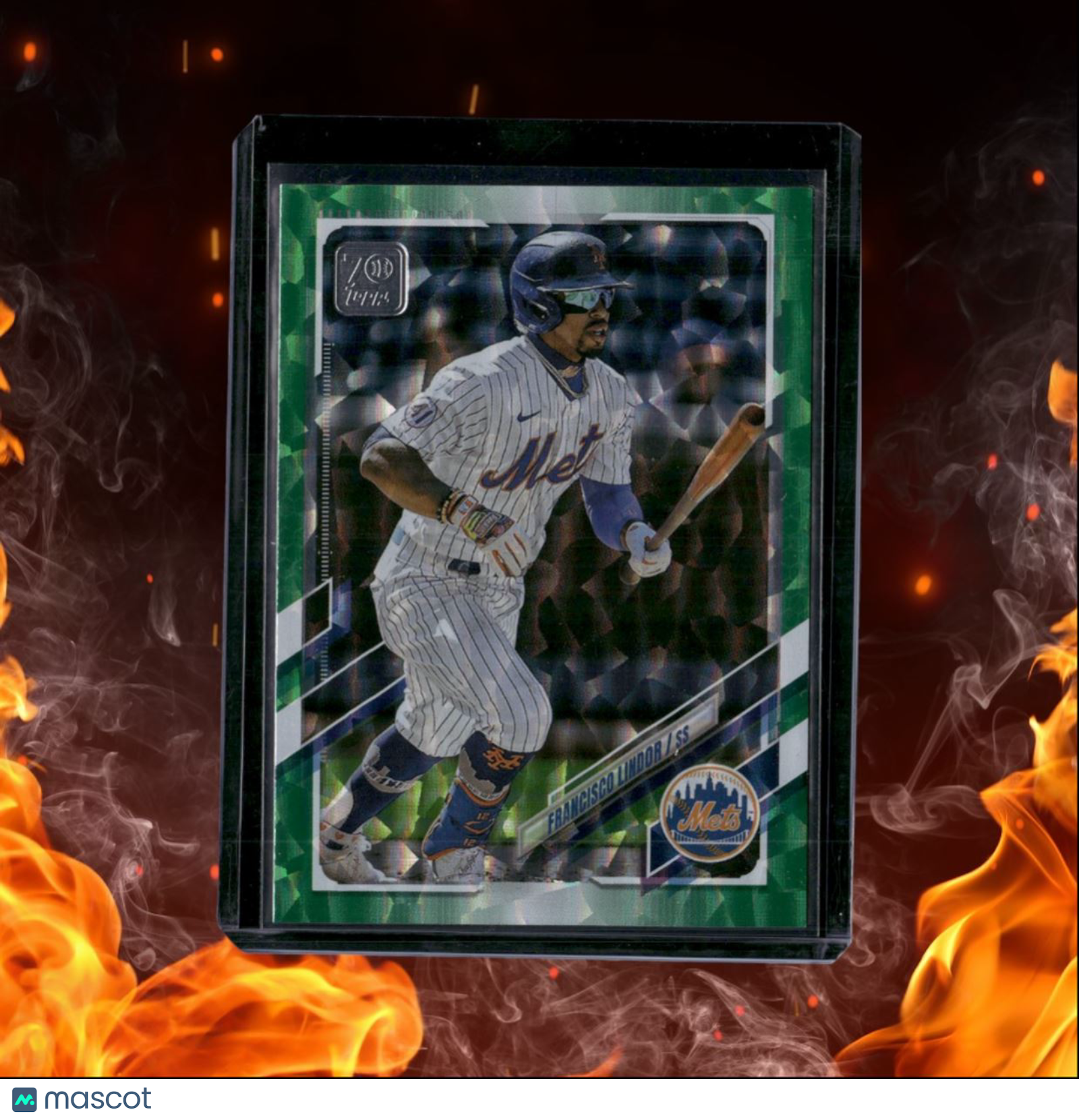 2021 Topps Update Francisco Lindor Green Foilboard 013/499 #US1
