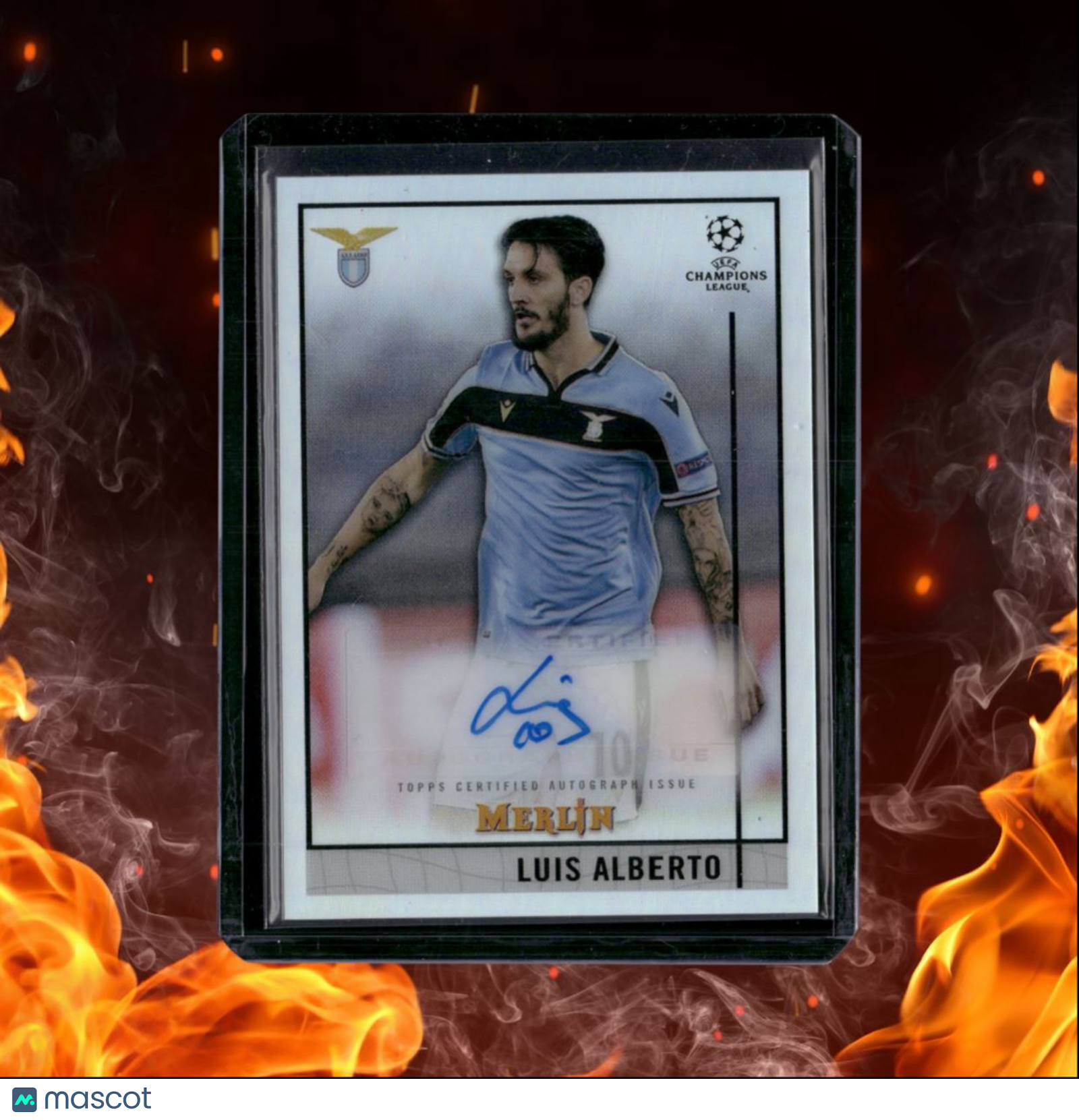 2020 Topps Merlin Chrome Luis Alberto Refractor Auto #BCA-LA