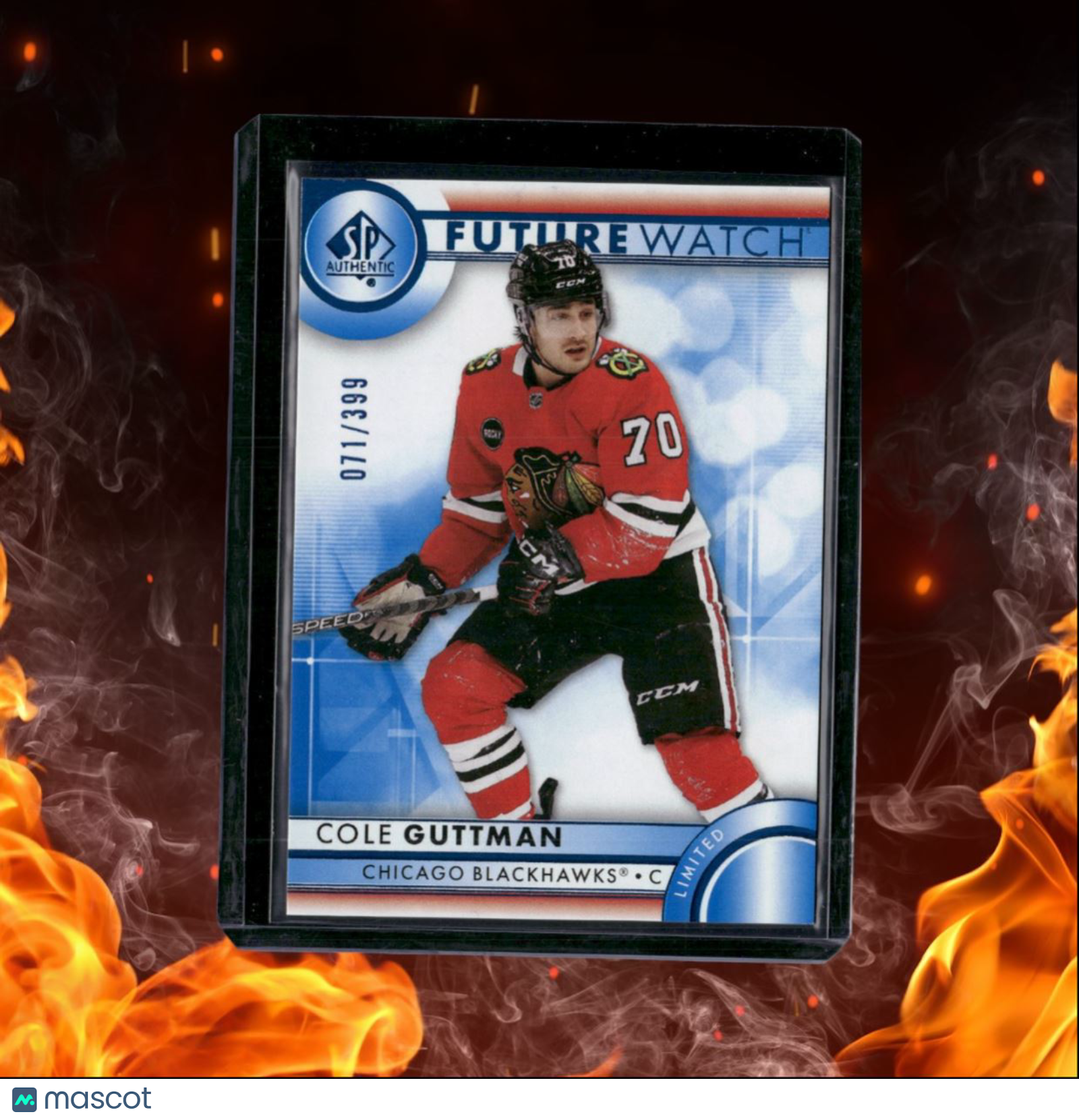 2023-24 SP Authentic Cole Guttman Blue Limited Future Watch Rookie 071/399 #150